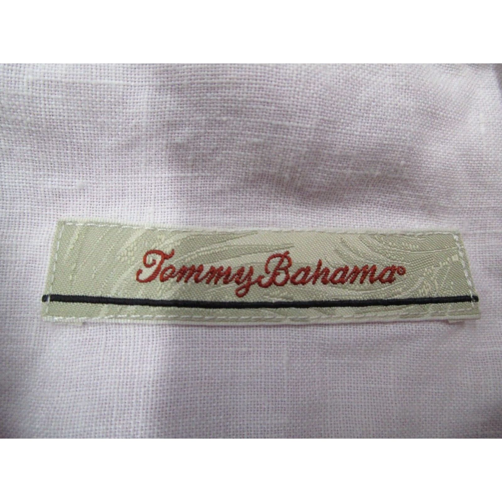 Tommy Bahama VINTAGE Tommy Bahama Shirt Mens XL Pink Linen Button-Up Hawaiian Tropical Beach Summer Casual Size US XL / EU 56 / 4 - 3 Thumbnail