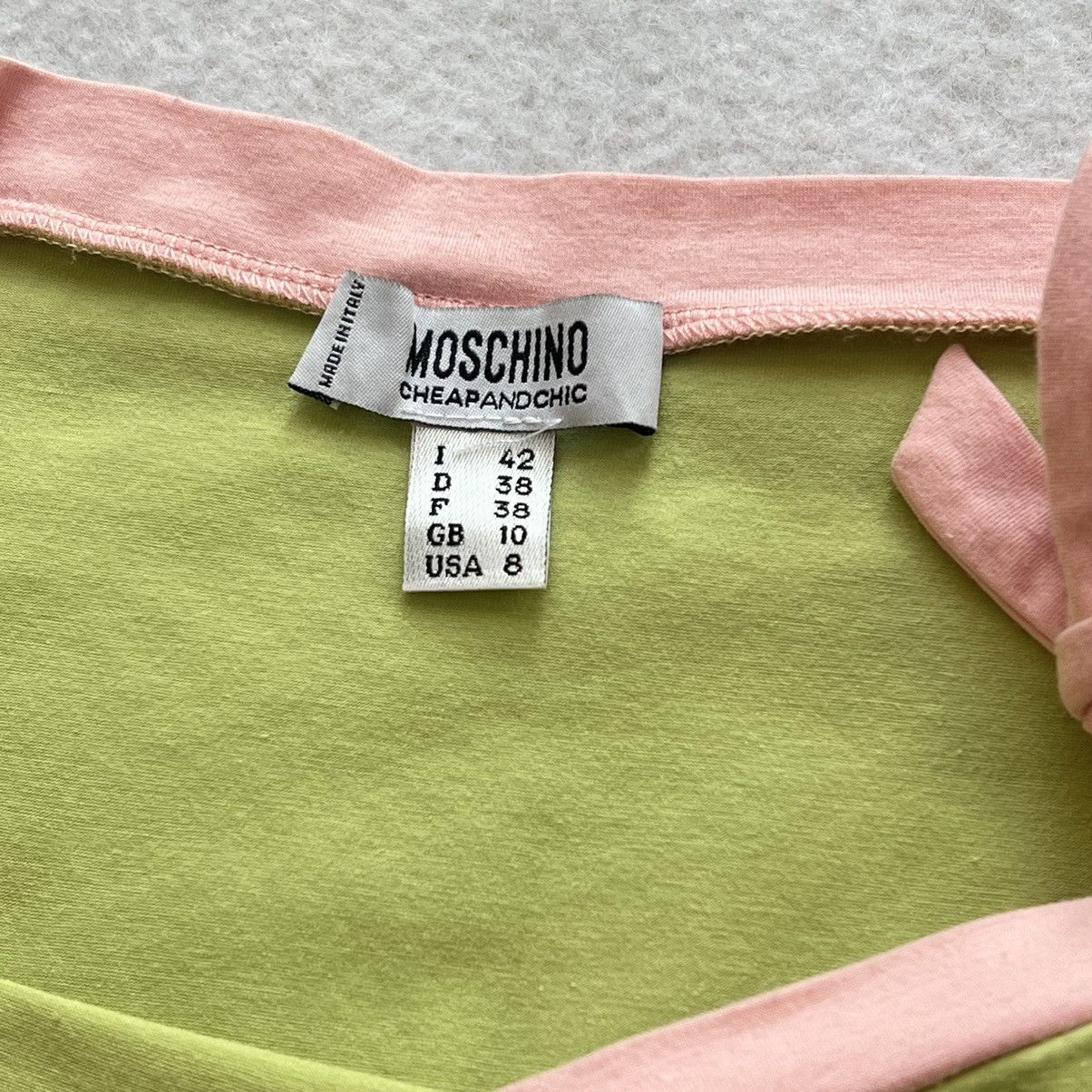 Moschino Moschino Ribbon Tank Top Size M / US 6-8 / IT 42-44 - 4 Thumbnail
