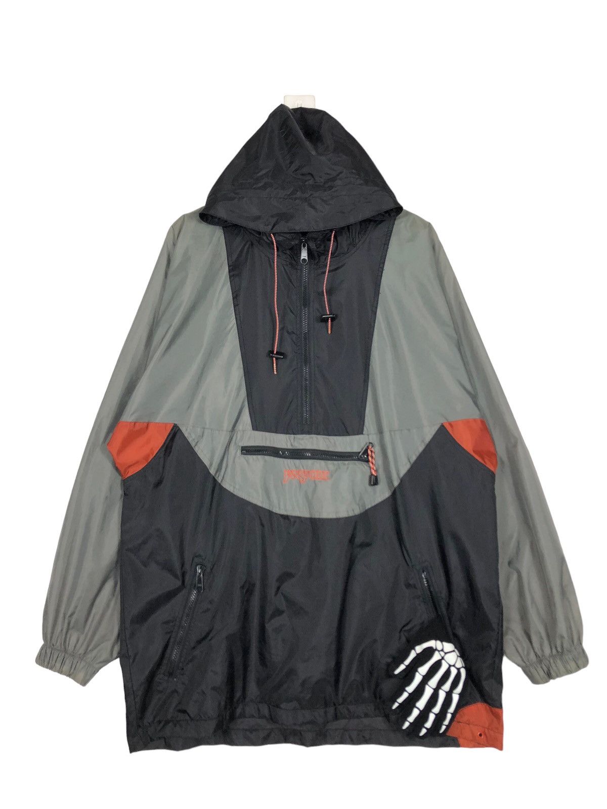 Japanese Brand 🔥90’s Vintage Jansport Anorak Jacket Big Logo Size US L / EU 52-54 / 3 - 1 Thumbnail
