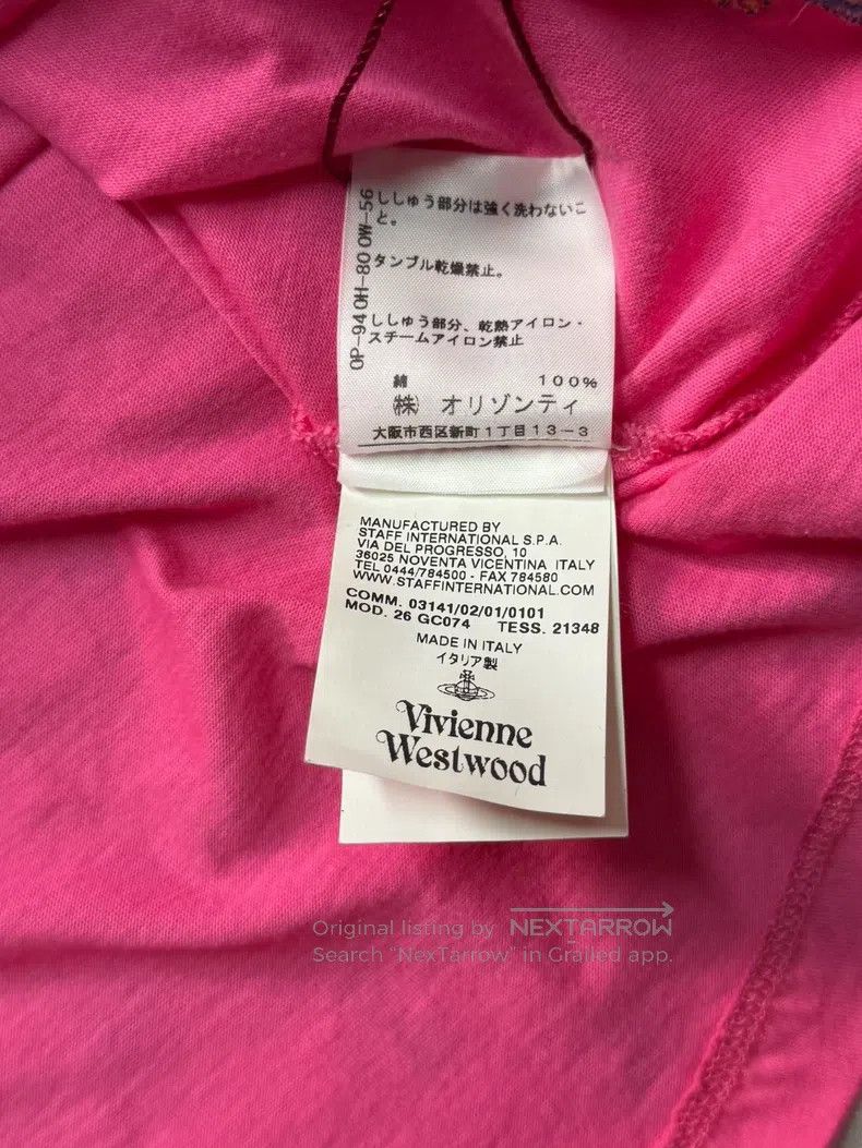 Vivienne Westwood Vivienne Westwood Pink Color Orb Embroidery Seven-Eighth S Size L / US 10 / IT 46 - 8 Thumbnail