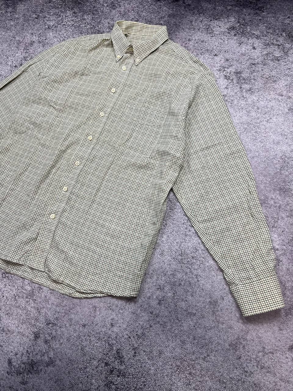 Burberry Vintage 90s Burberrys Shirt Button Ups Checker Shirt Rare Size US L / EU 52-54 / 3 - 3 Thumbnail