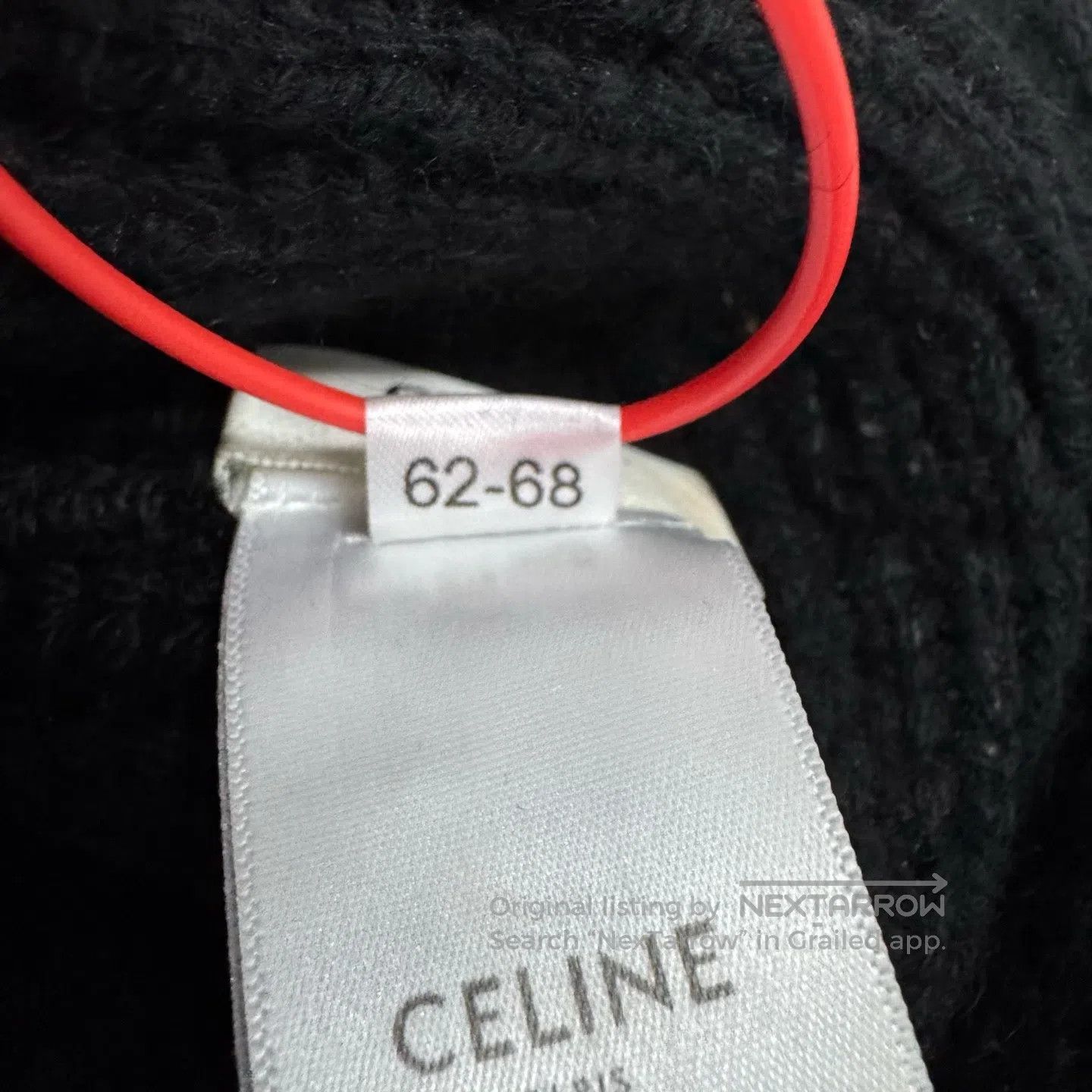 Celine CELINE Knitted fisherman's hat – a woolen cap| Size ONE SIZE - 6 Thumbnail