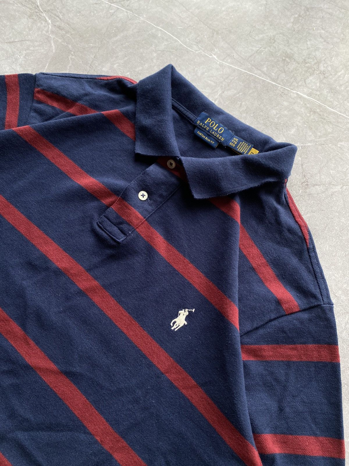Polo Ralph Lauren Vintage Y2K Polo Ralph Lauren Polo T-Shirt Retro Hype Size US XXL / EU 58 / 5 - 4 Thumbnail