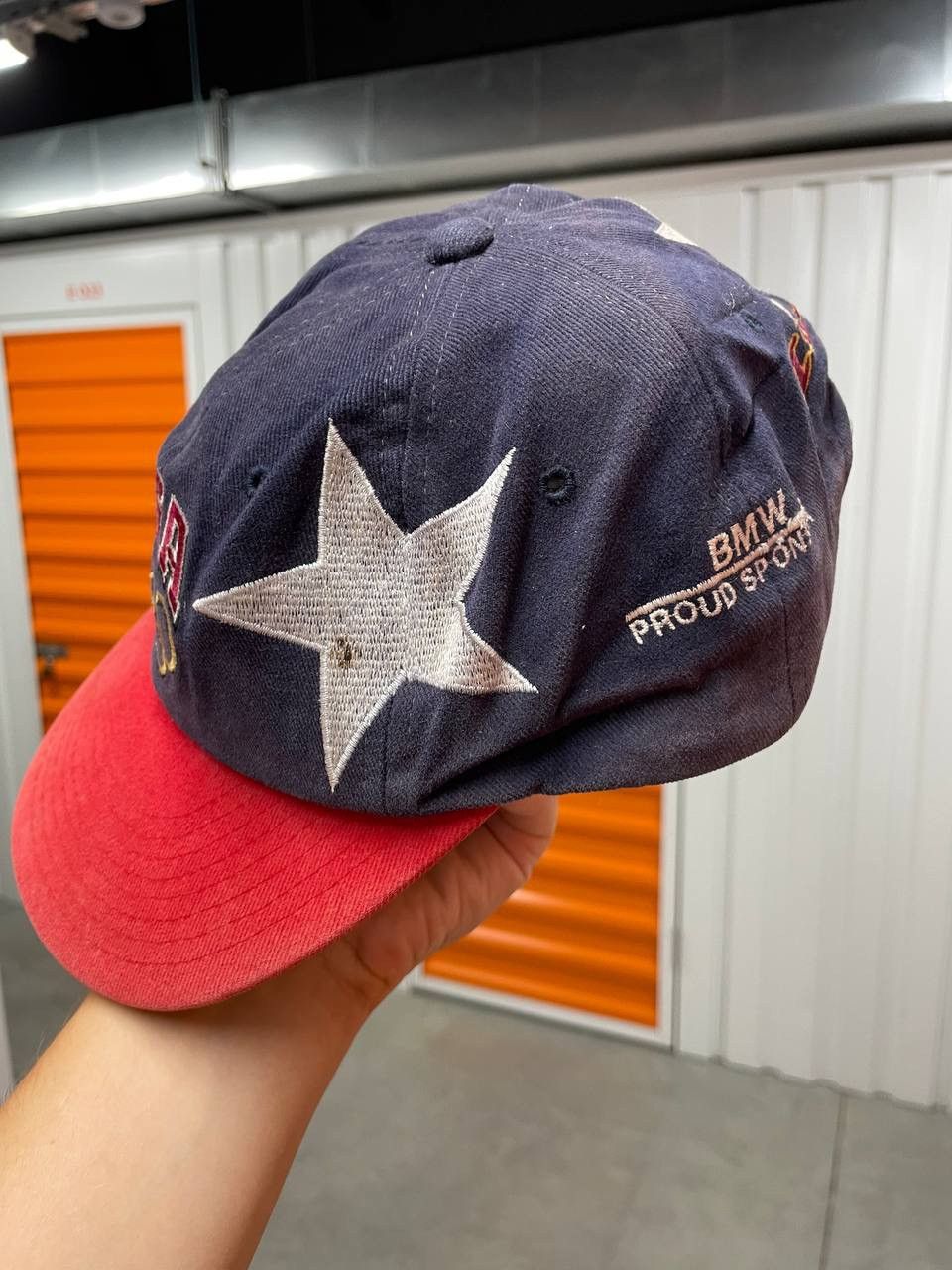 BMW Sun Faded Vintage Champion Hat Olympic Games by BMW Size ONE SIZE - 2 Thumbnail