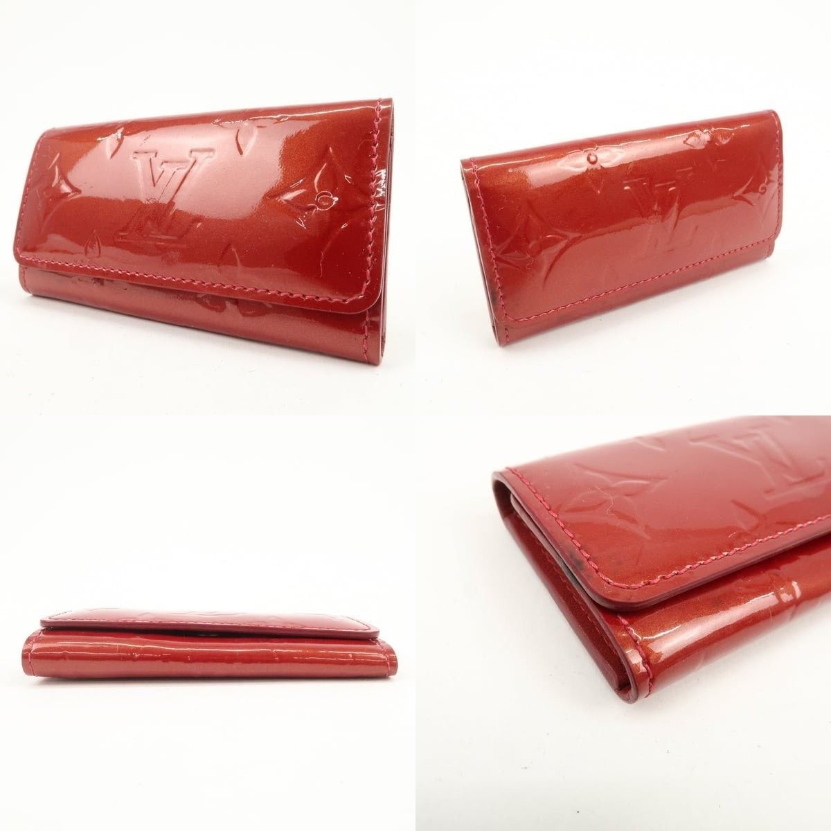 Louis Vuitton Louis Vuitton Monogram Vernis Multicles 4 Key Case Patent Size ONE SIZE - 3 Thumbnail