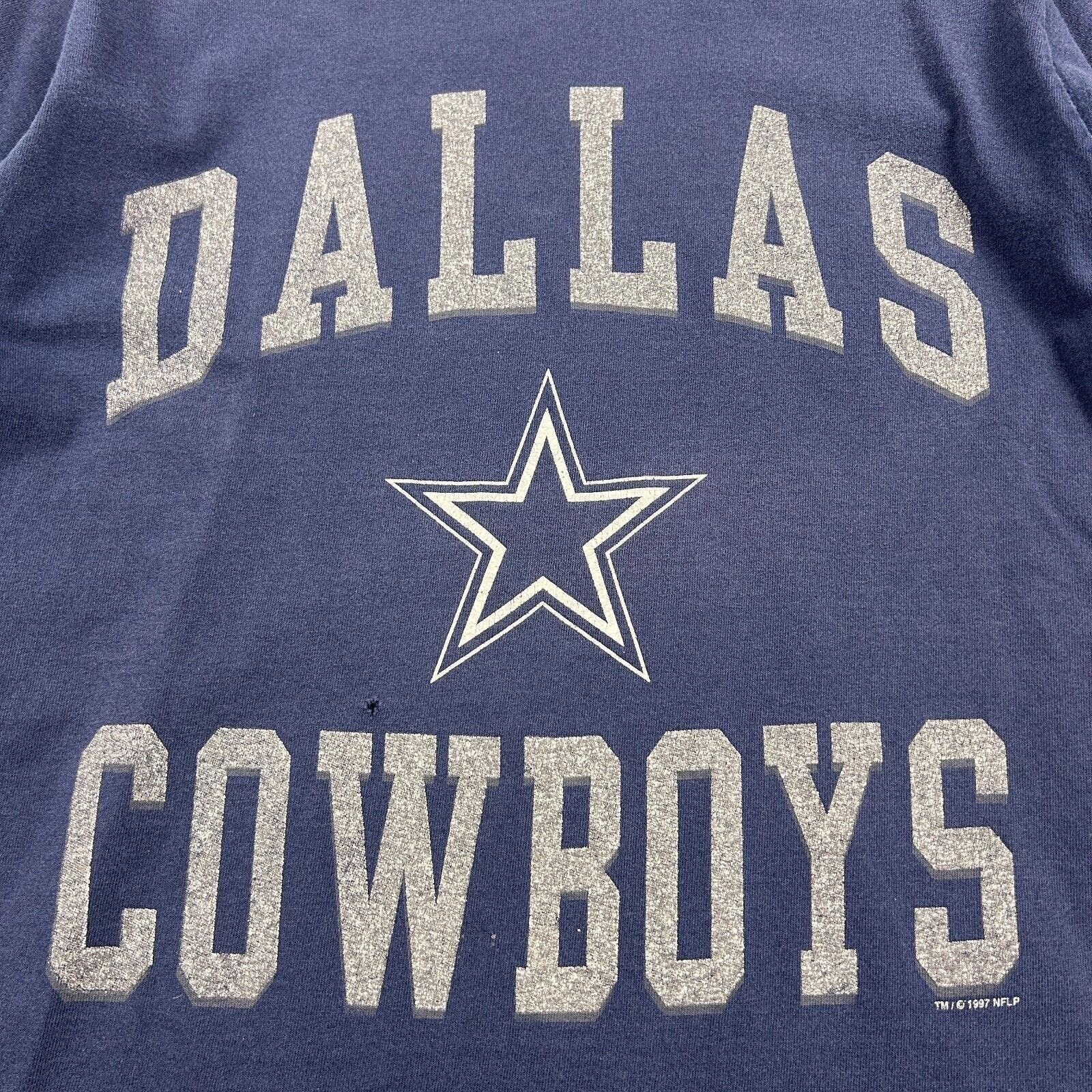 Vintage VINTAGE 90s | Dallas Cowboys Arch Logo Salem T-Shirt M Size US M / EU 48-50 / 2 - 3 Thumbnail