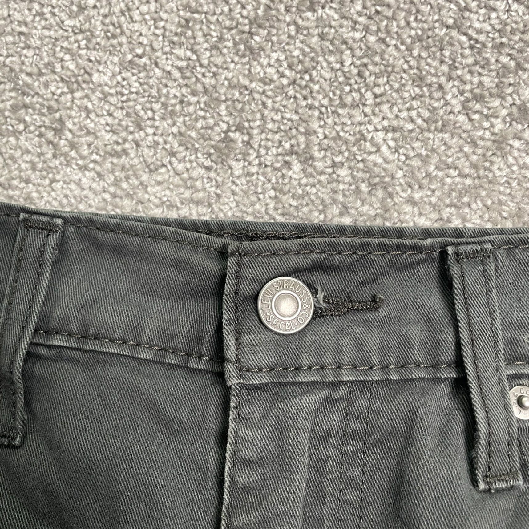 Levi's Levi's 502 Jeans Mens 34x32 Washed Black Denim Straight Leg Cotton Casual Size US 34 / EU 50 - 3 Thumbnail