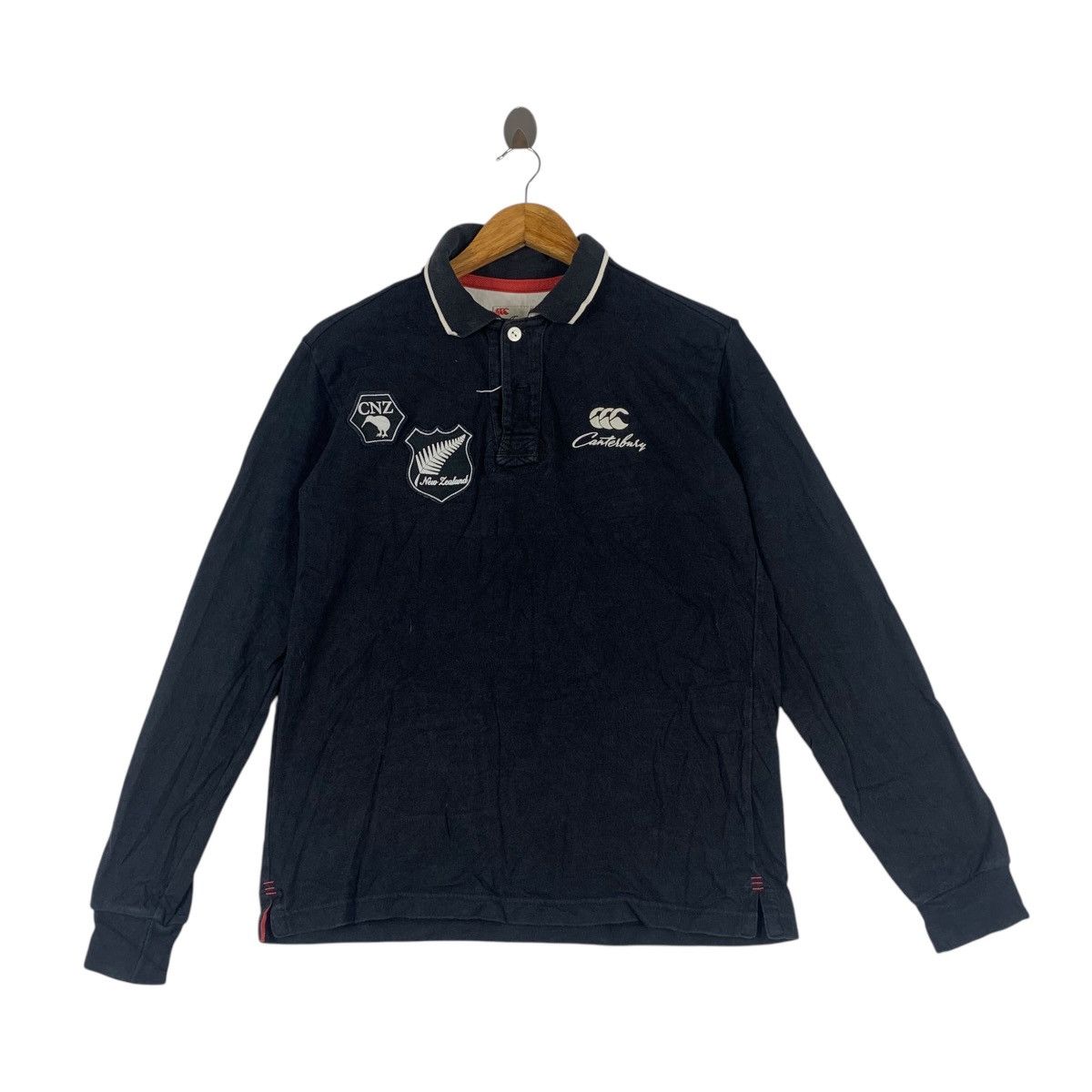 Vintage CANTERBURY AOTEAROA COLLECTION Rugby Tee Shirt Top Polo Size US M / EU 48-50 / 2 - 1 Thumbnail