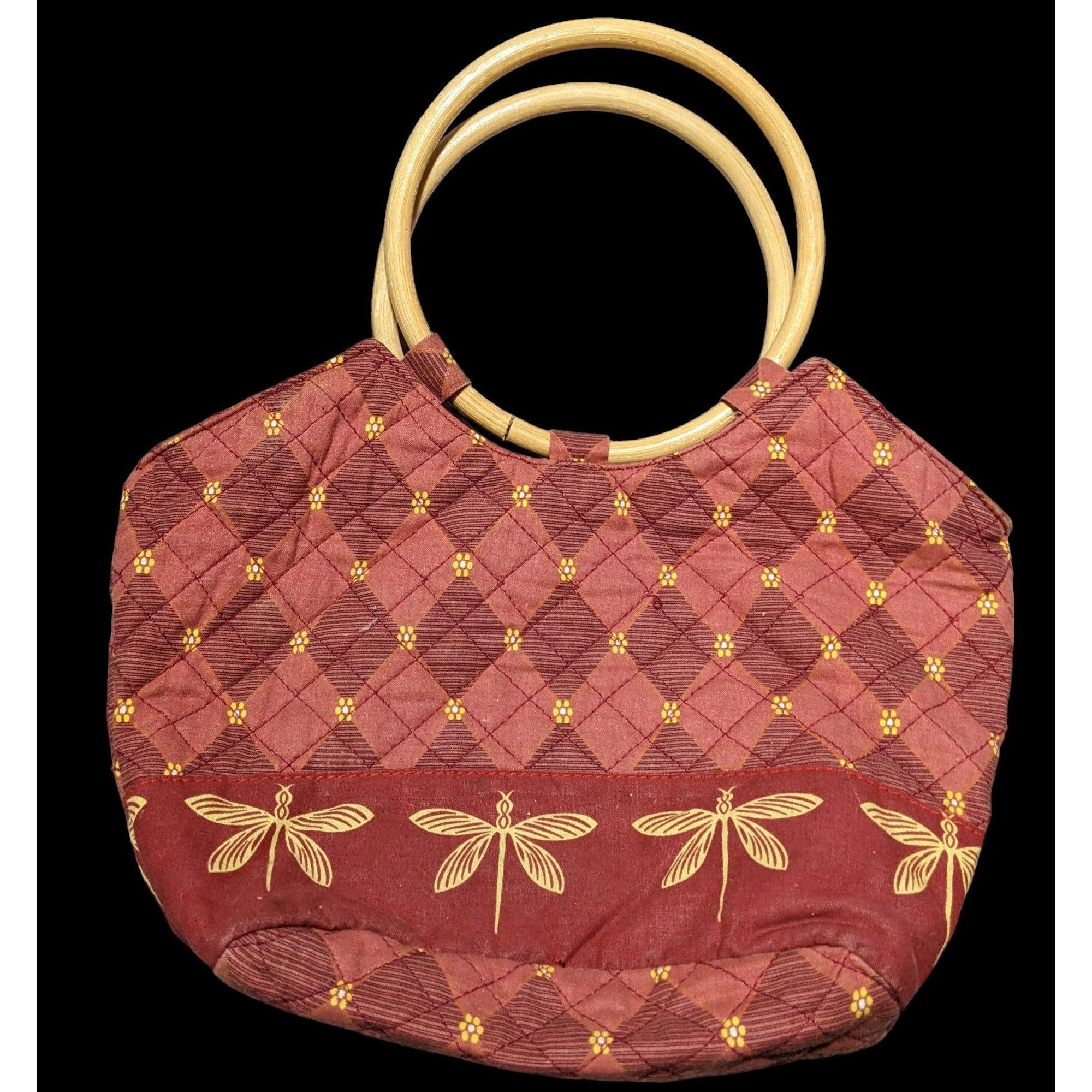 Other Ms. Millie Collection Quilted Dragonfly Handbag Size ONE SIZE - 1 Thumbnail