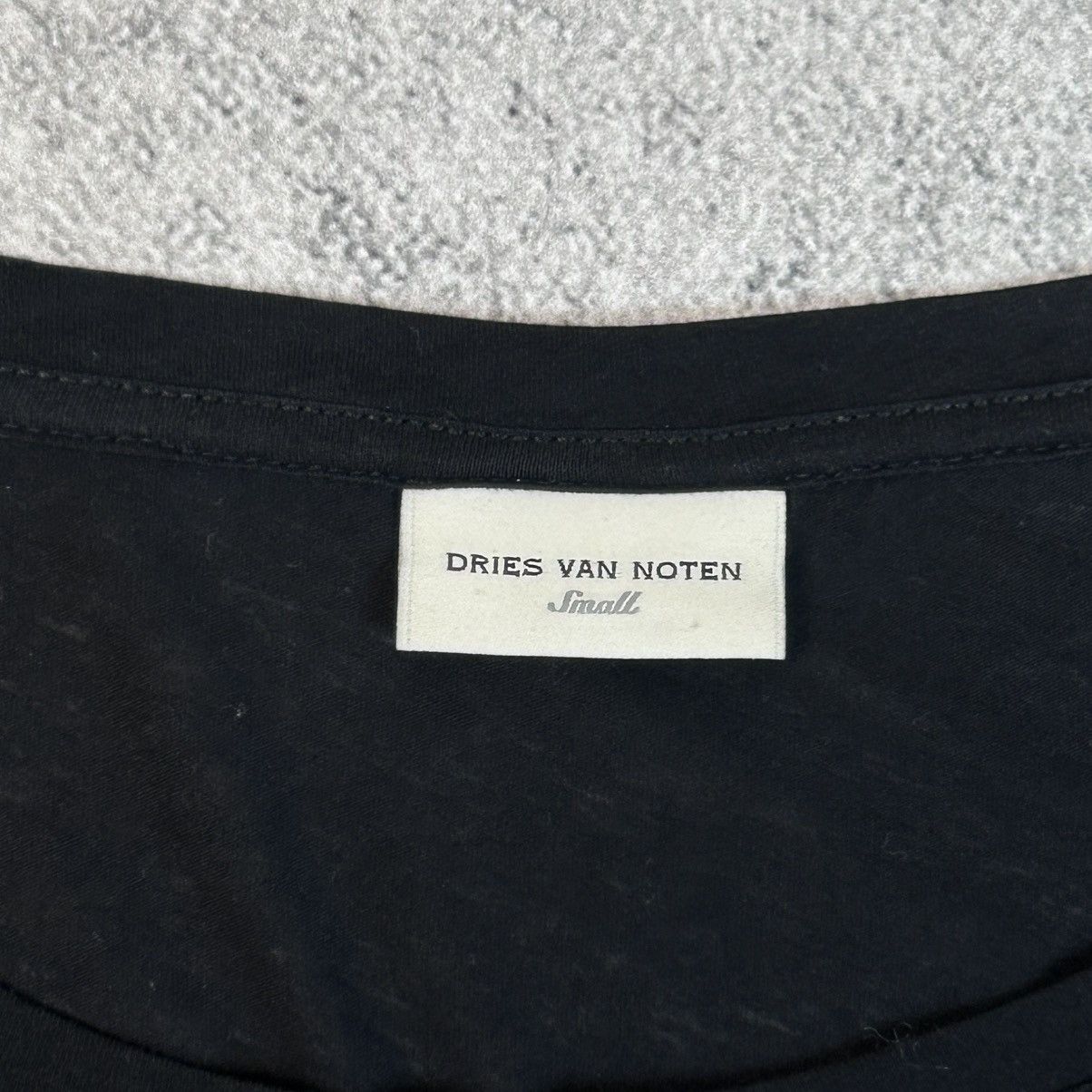 Dries Van Noten Vintage Dries Van Noten Black Silk Blend Tunic Shirt Size S / US 4 / IT 40 - 6 Thumbnail