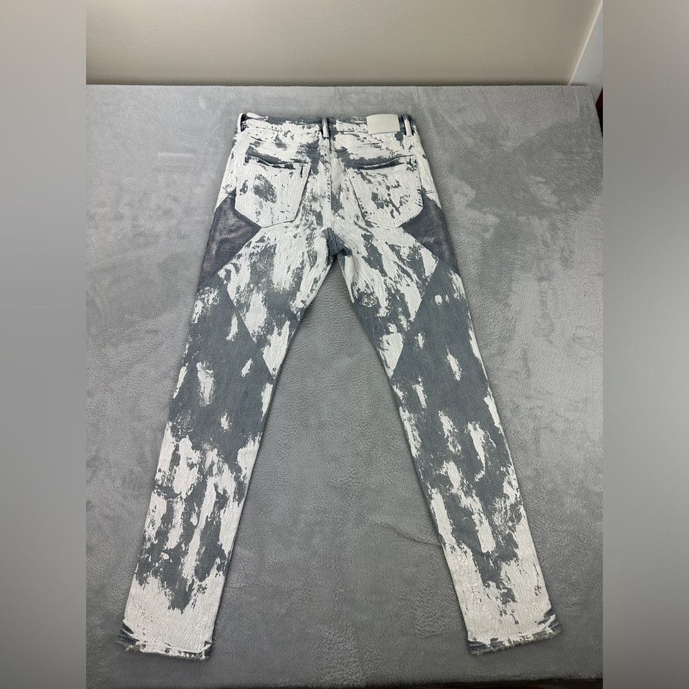 Purple Brand Purple Brand Jean NWT P001 Cracle Paint Skinny Jeans Men's Size US 32 / EU 48 - 4 Thumbnail