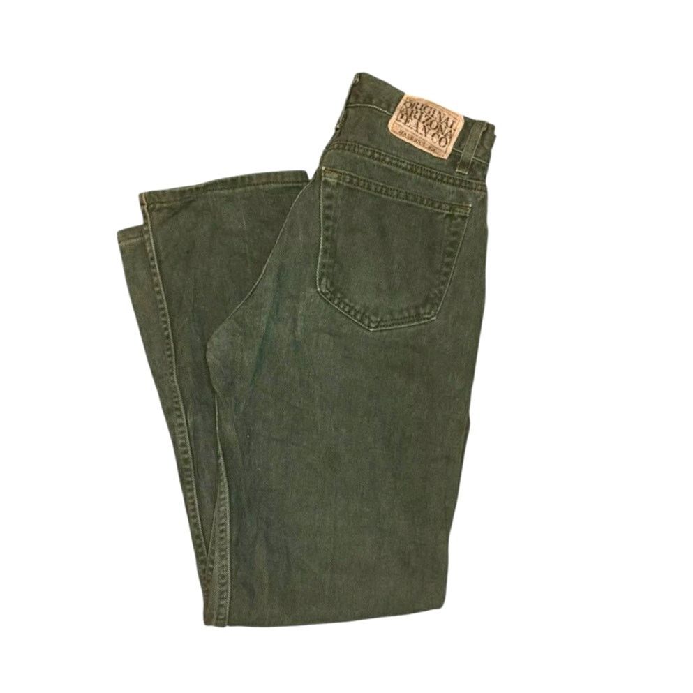 Arizona Jean Co. VTG Original Arizona Jean Co Green Denim Straight Jean 29" Size 29" - 1 Thumbnail
