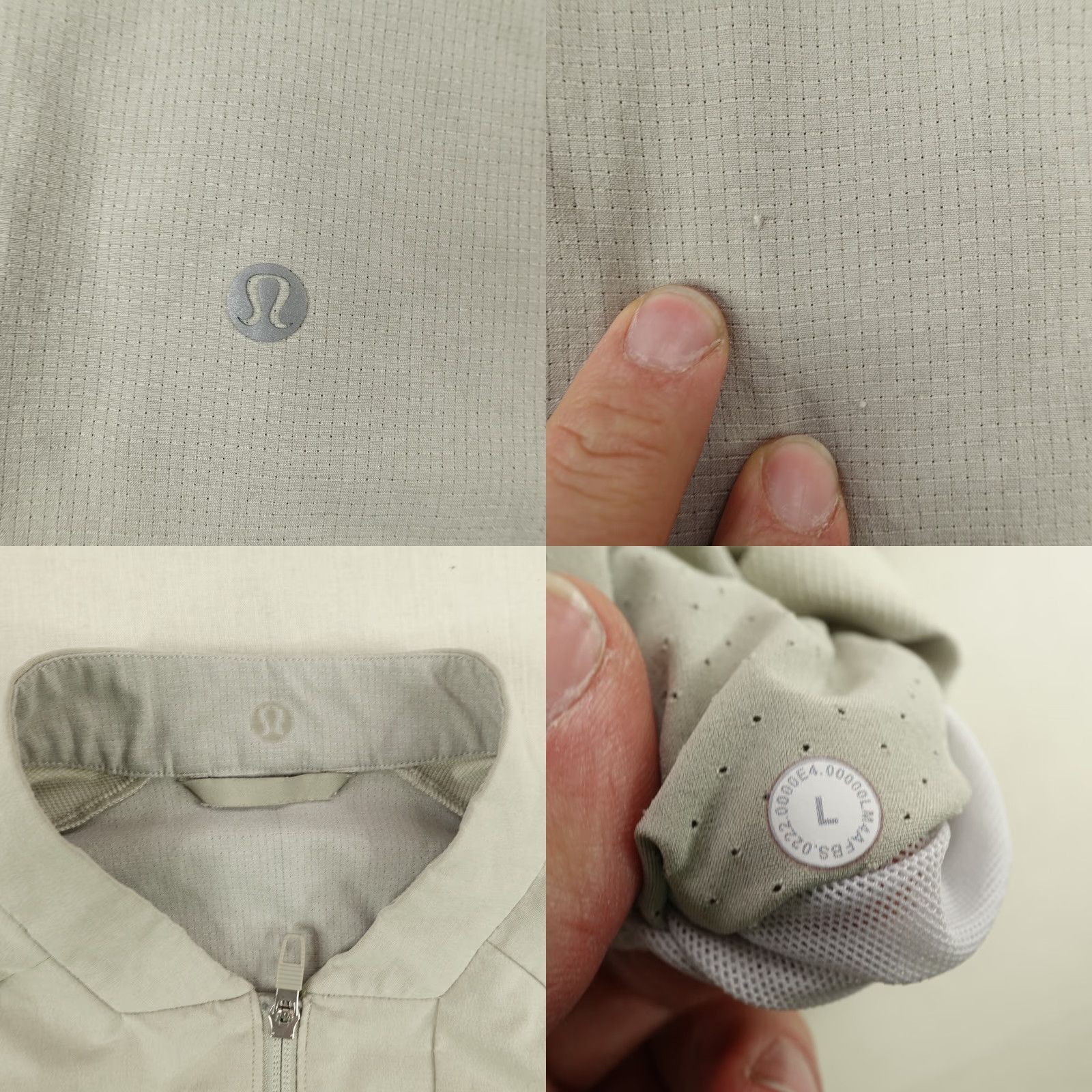 Lululemon VINTAGE Lululemon Jacket Men's Large Gray Windbreaker Activewear Casual Outdoor Sports 90s Size US L / EU 52-54 / 3 - 8 Thumbnail