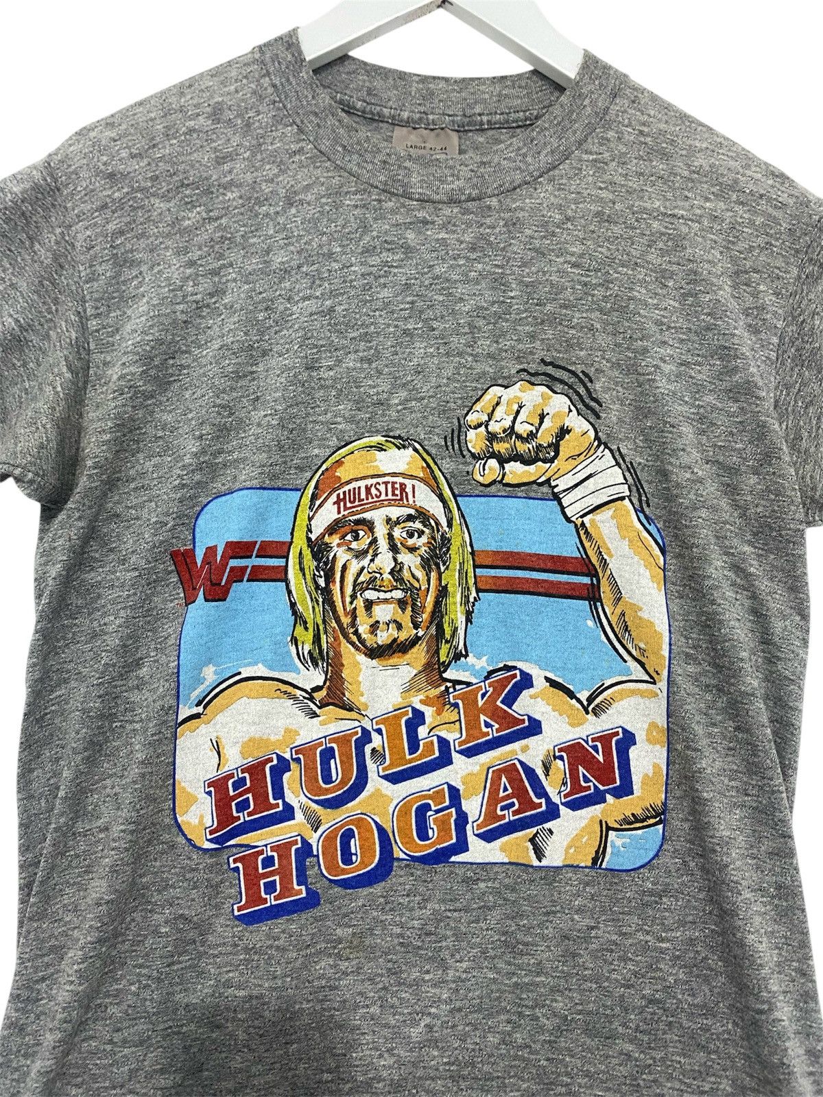 WWE Vintage Rare WWE Hulk Hogan Hulkster T-Shirt Size US L / EU 52-54 / 3 - 2 Thumbnail