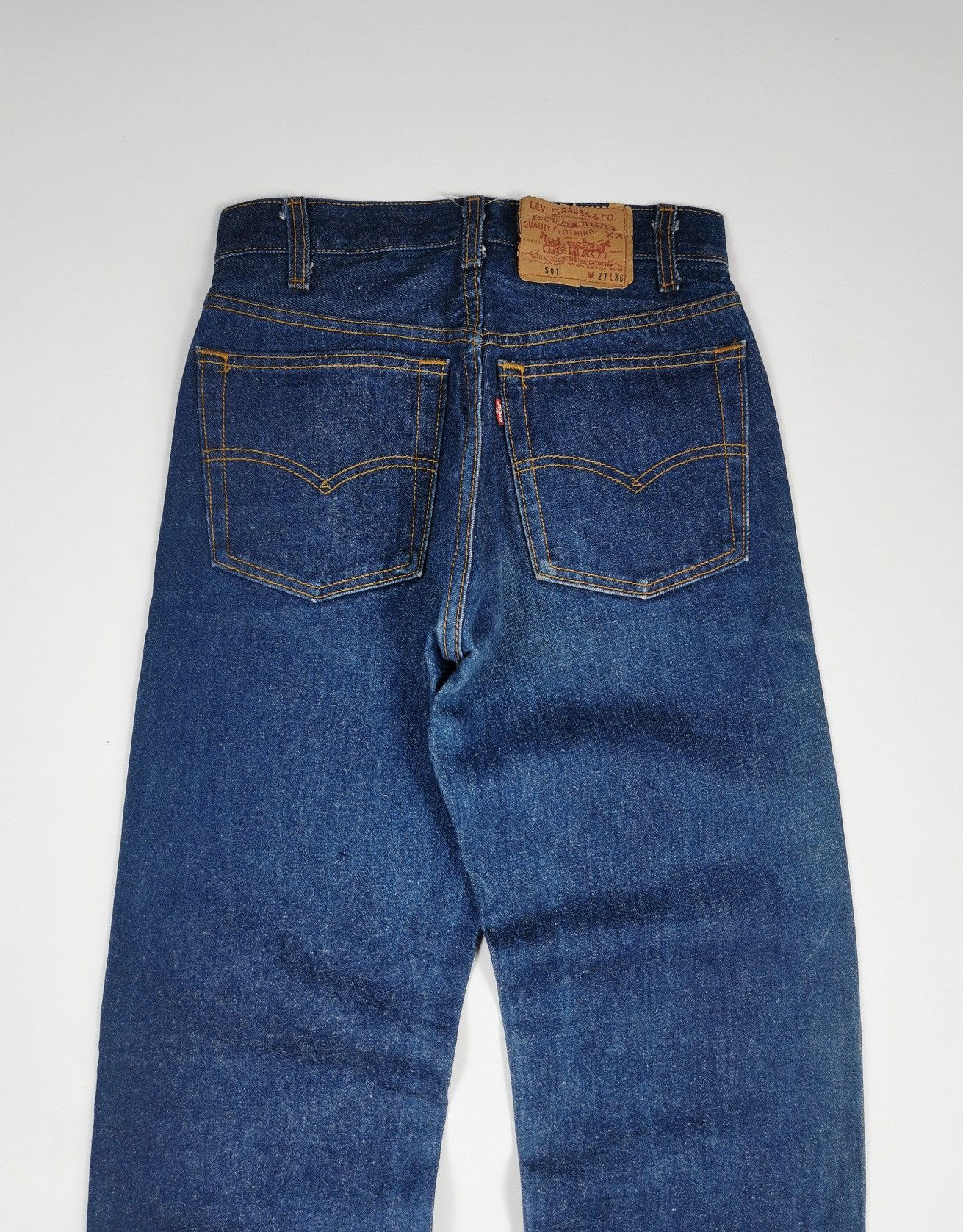 Levi's Vintage 80s Levis 501 Made in USA Denim Jeans Size US 26 / EU 42 - 11 Thumbnail