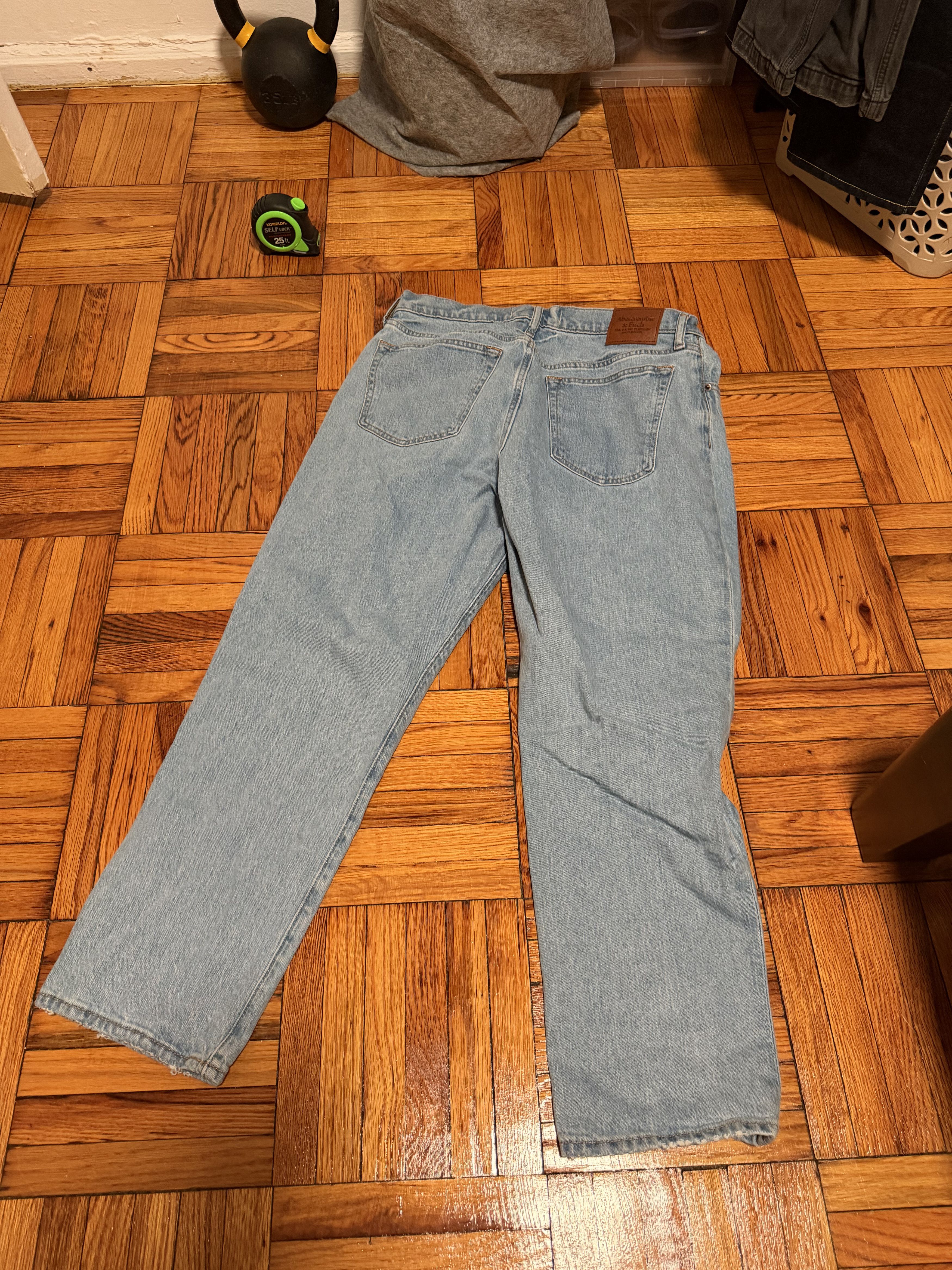 Abercrombie & Fitch Abercrombie Athletic Loose Stretch Jeans Size US 32 / EU 48 - 3 Thumbnail