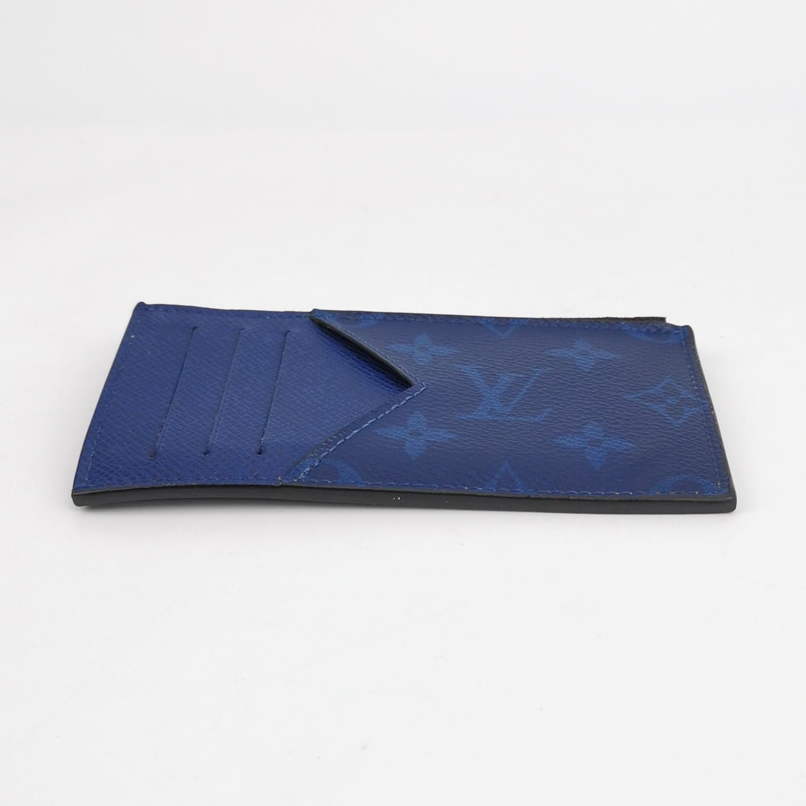 Louis Vuitton Louis Vuitton (LV) Coin leather Monogram print card holder Size ONE SIZE - 3 Thumbnail