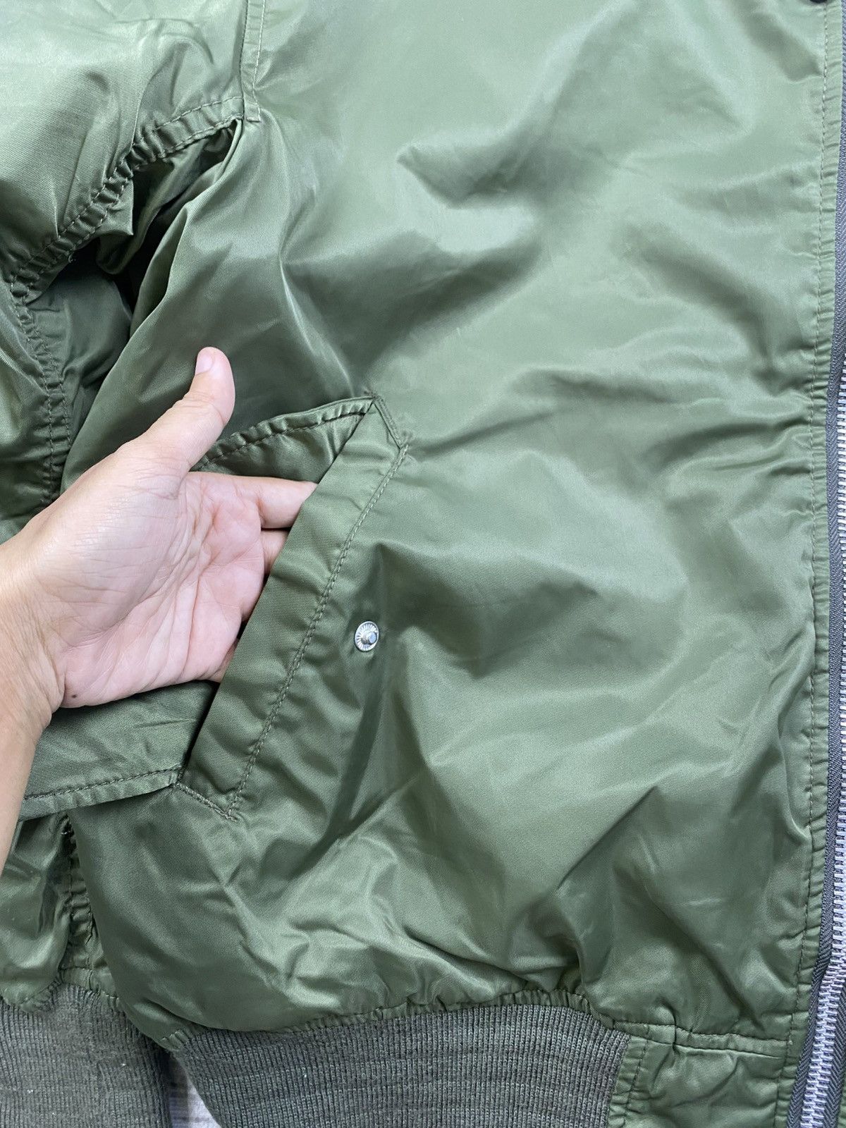 Japanese Brand 🔥USAF Type MA-1 Military Apparel Bomber Jacket Size US L / EU 52-54 / 3 - 8 Thumbnail