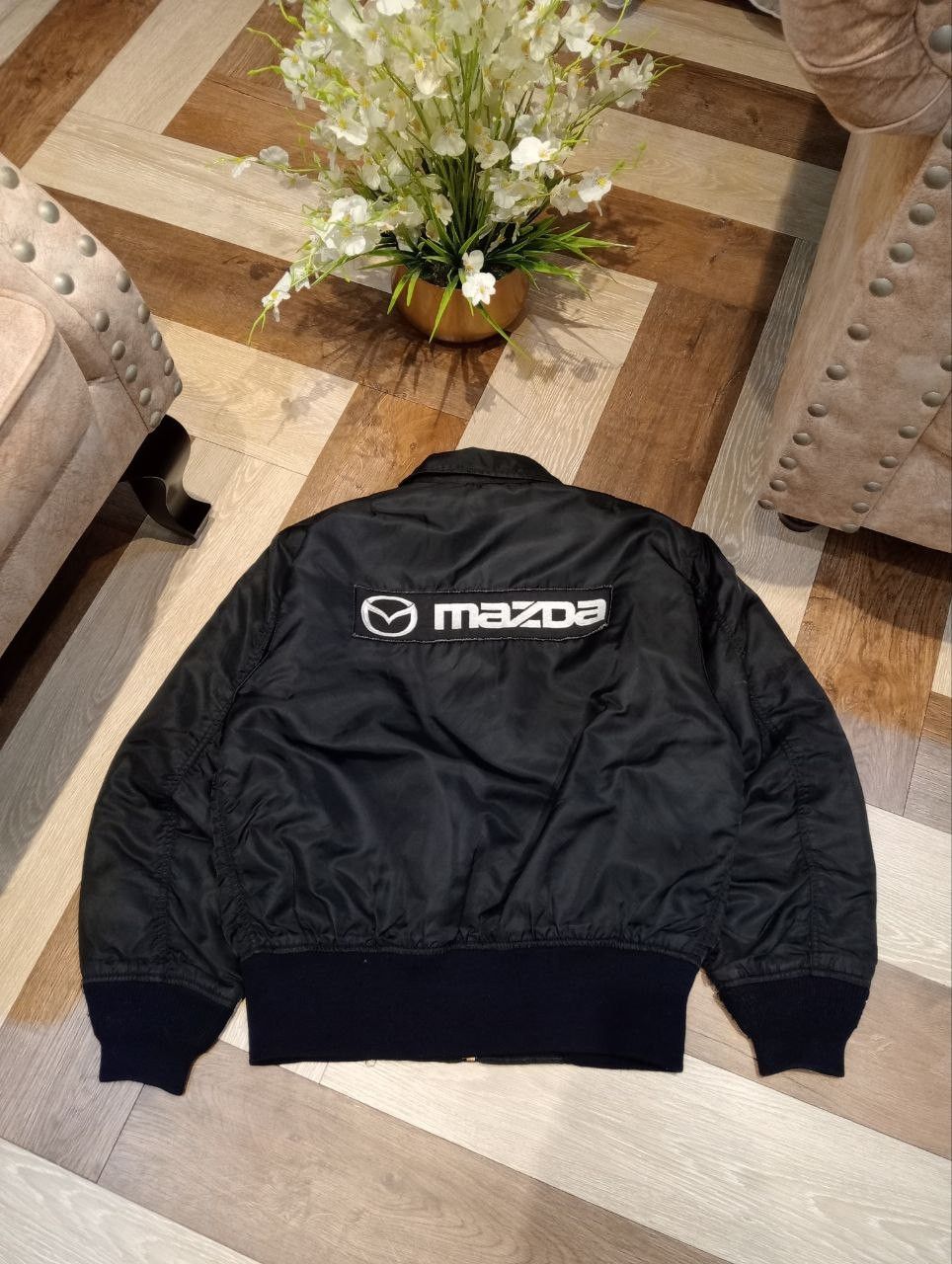 Vintage VINTAGE MAZDA RACING TEAM BOMBER JACKET Size US L / EU 52-54 / 3 - 12 Thumbnail