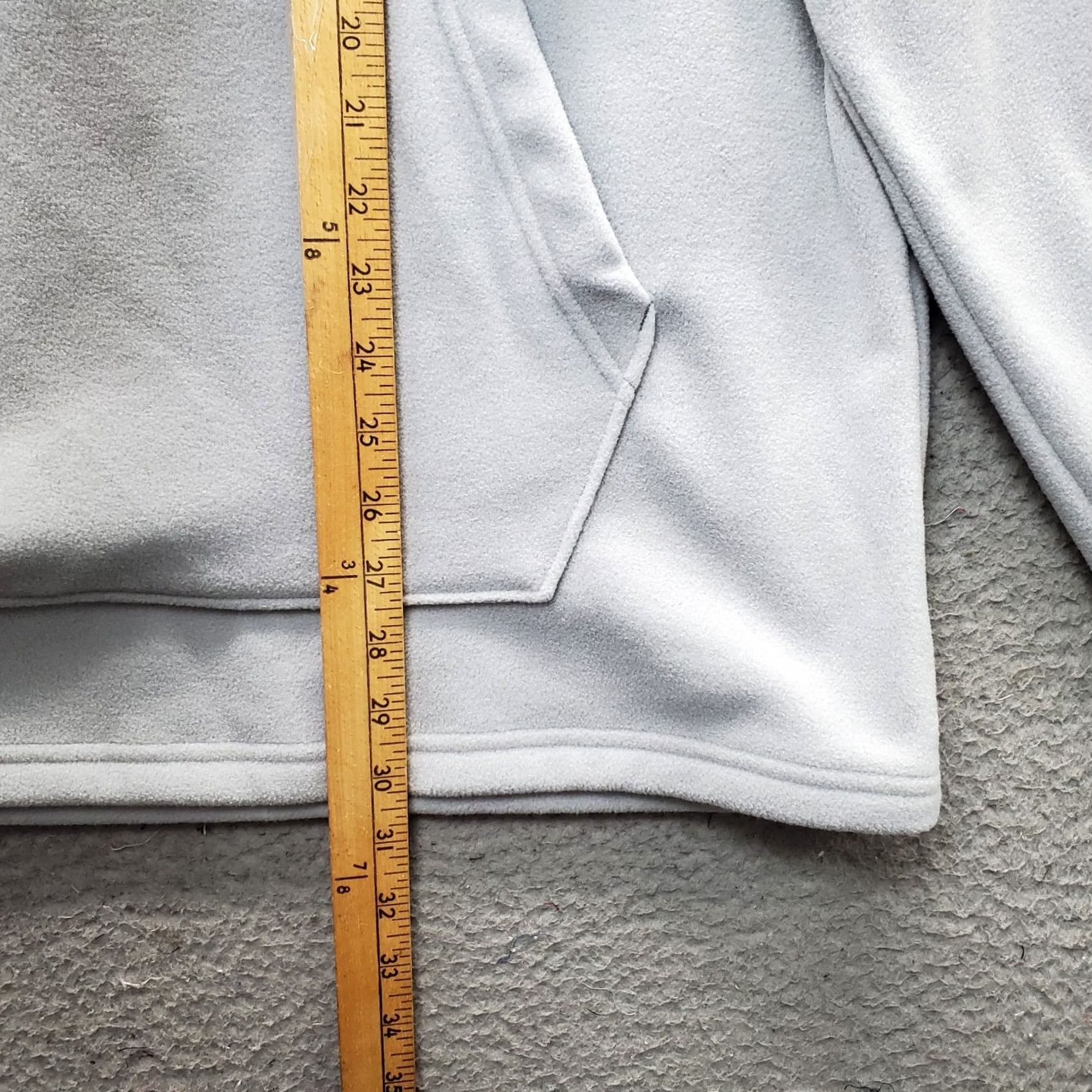 Vintage Xersion Mens Sweatshirt Gray Polar Fleece 1/2 Zip Mock Neck XLT 100% Polyester Regular Big & Tall Long Sleeve Shirt Size US XL / EU 56 / 4 - 3 Thumbnail