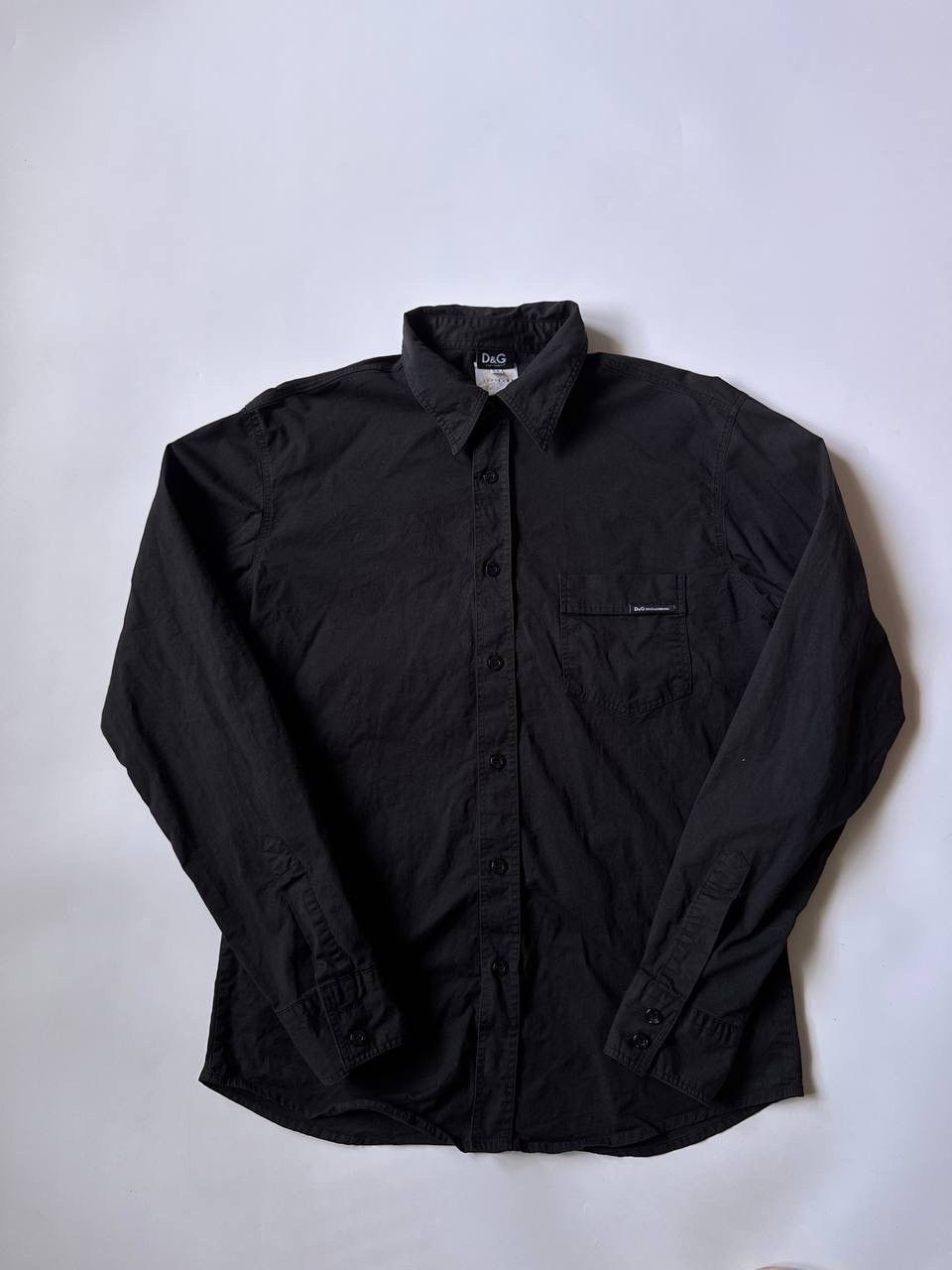 Dolce & Gabbana Dolce & Gabbana Luxury Black Shirt Size M Size US M / EU 48-50 / 2 - 1 Thumbnail