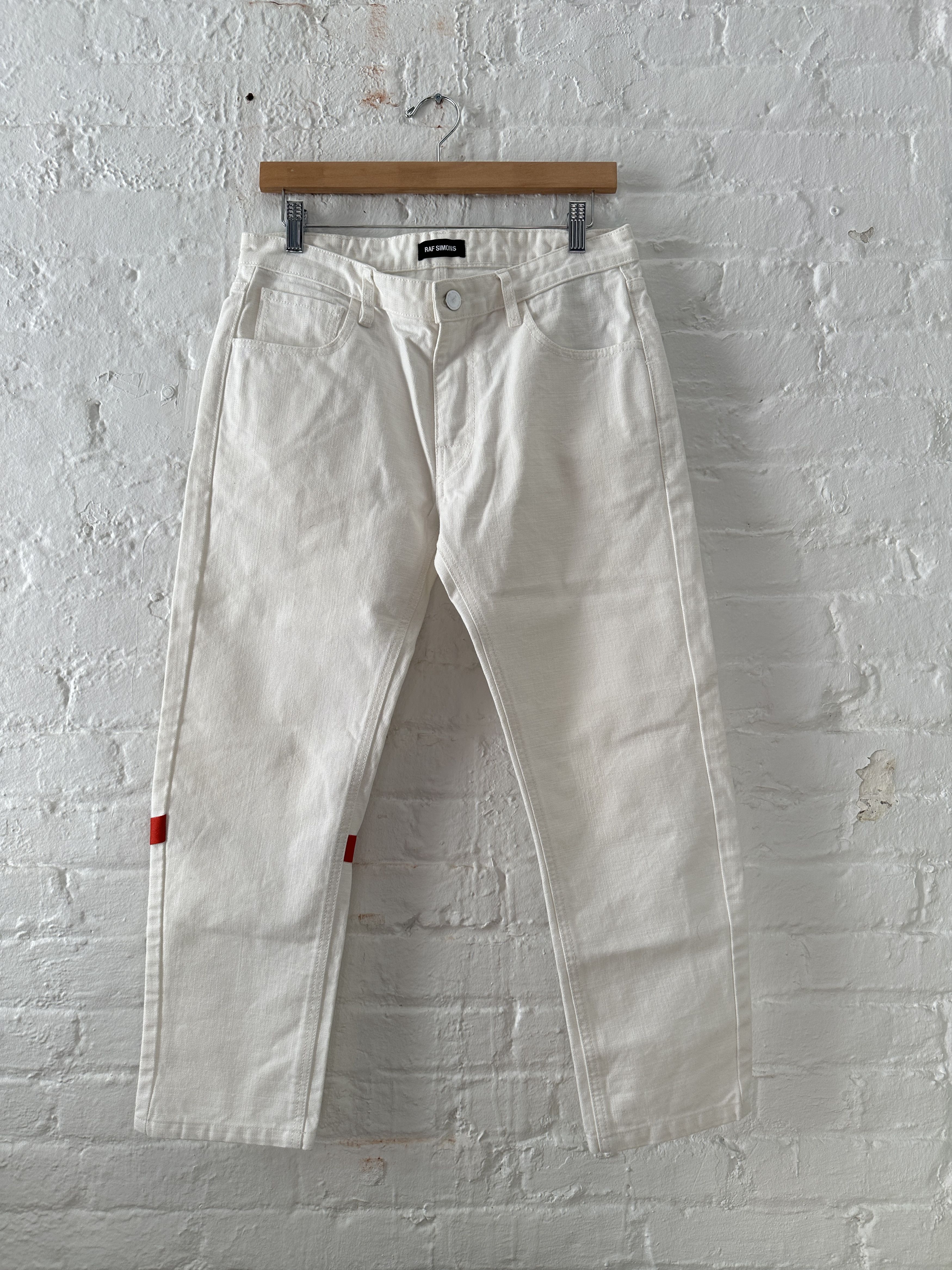 Raf Simons Raf Simons Jeans 'Pants With Tape and Patch' Size US 30 / EU 46 - 4 Thumbnail