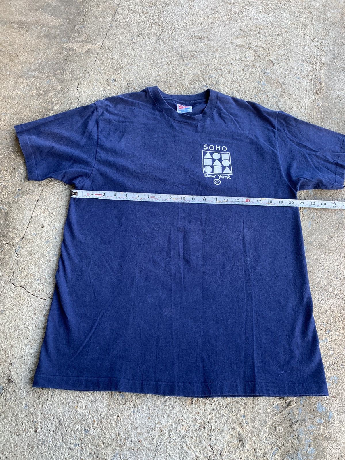 Vintage Vintage 90s New York City Soho Shirt Single Stitch Size US L / EU 52-54 / 3 - 11 Thumbnail