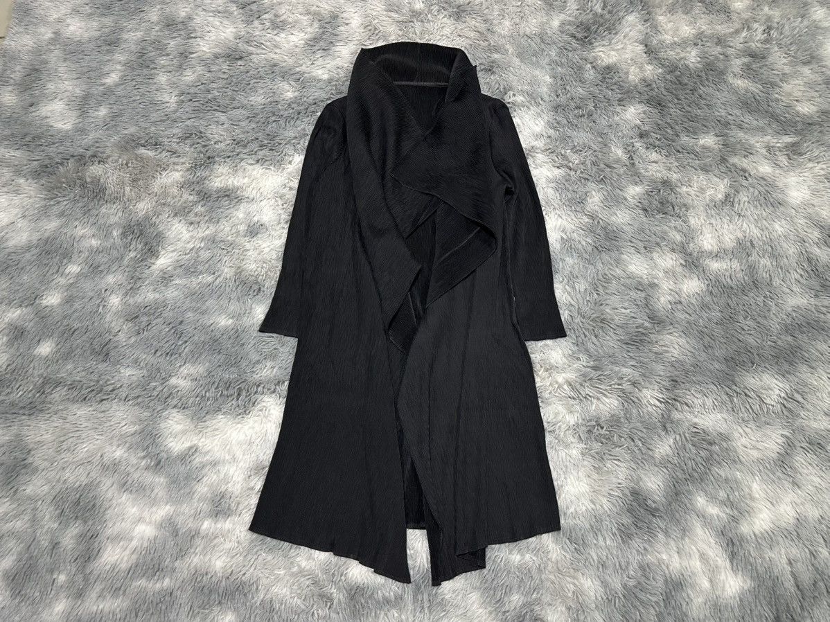 Japanese Brand 🔥Japanese Brand Ruffled Pleats Long Cardigan Size US XL / EU 56 / 4 - 6 Thumbnail