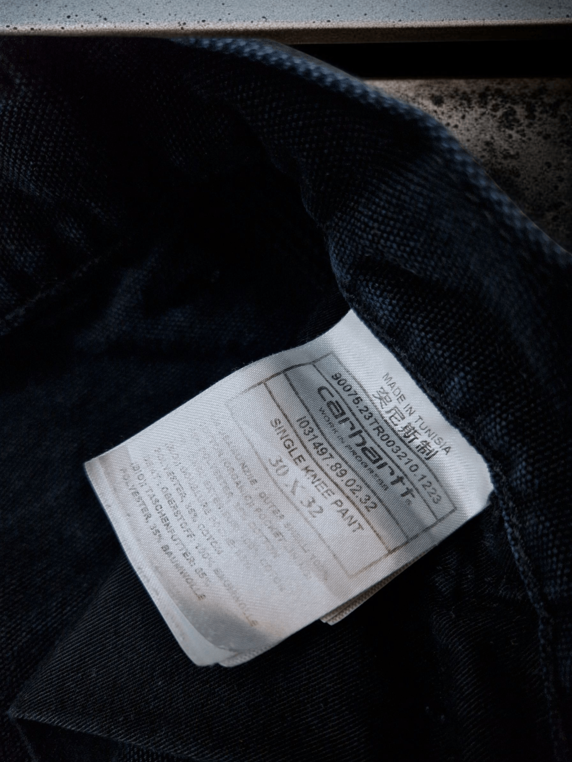 Carhartt Carhartt WIP Double Knee Pant Stone Washed Black Carpenter Size US 30 / EU 46 - 5 Thumbnail