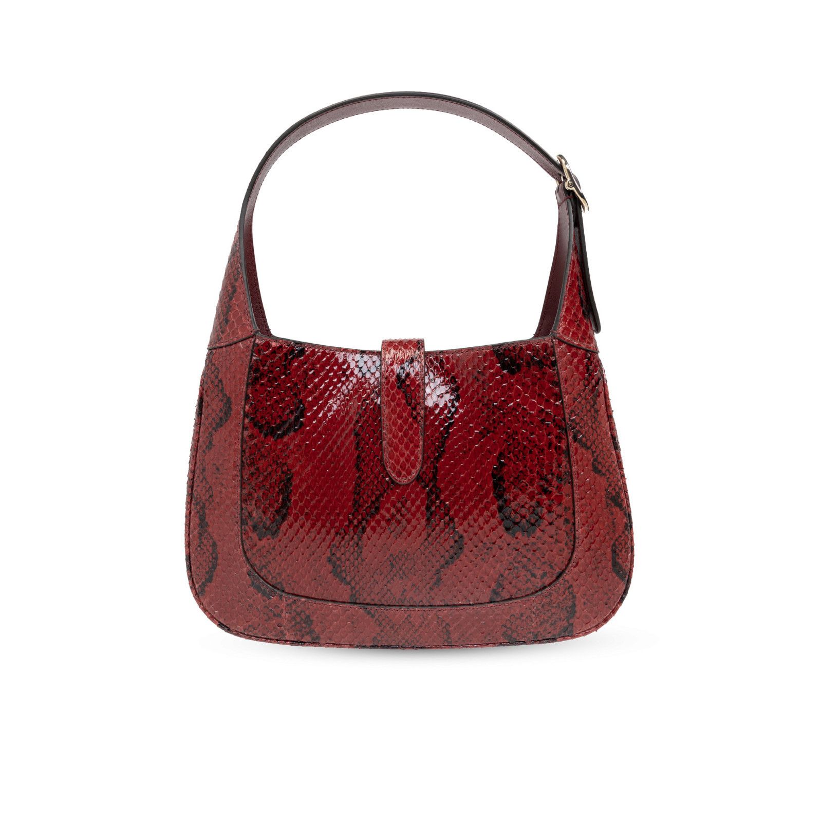 Gucci GUCCI Jackie Red Embossed Leather Shoulder Bag New & Authent Size ONE SIZE - 2 Thumbnail