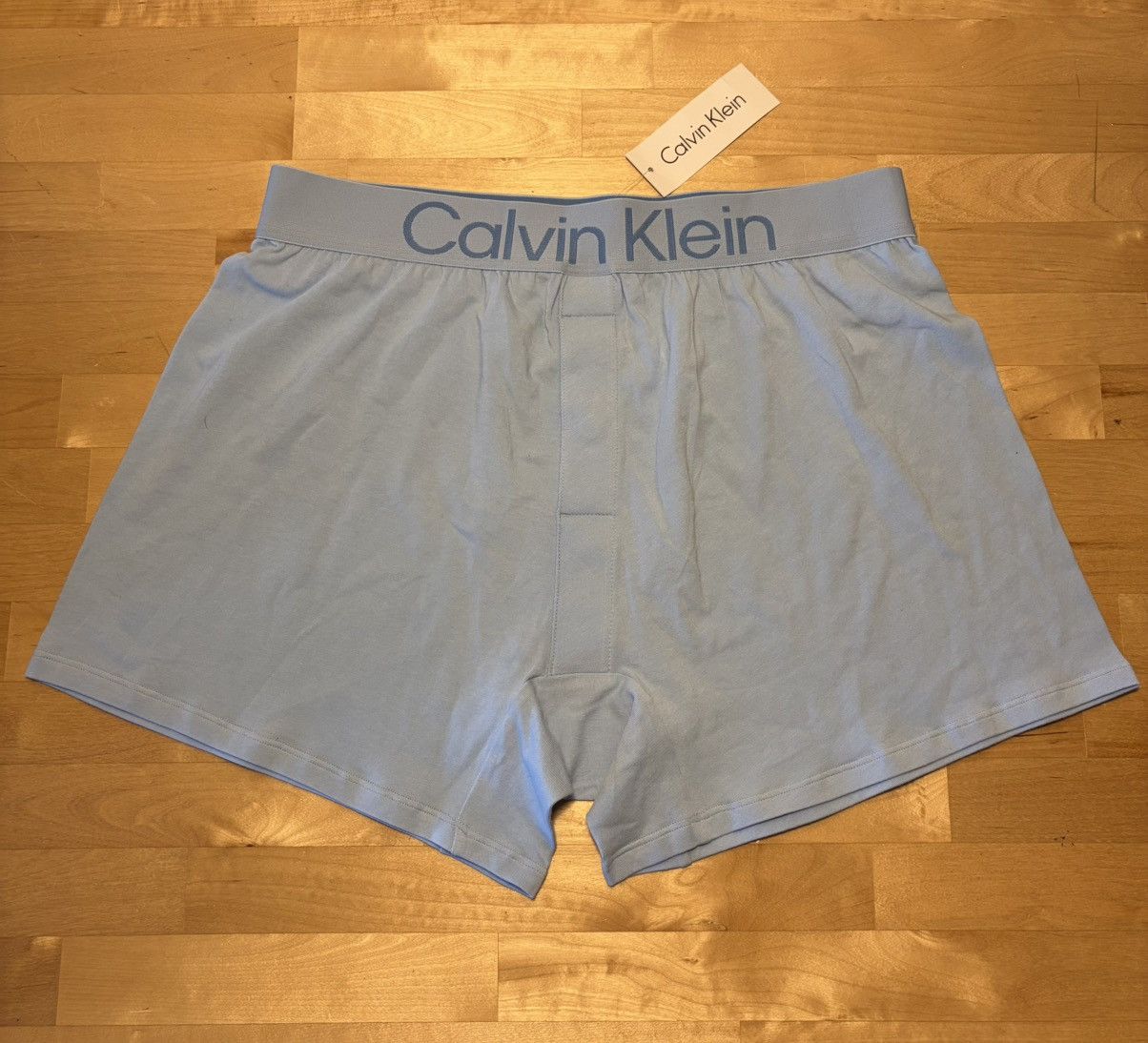 Calvin Klein Calvin Klein BNWT boxer brief blue medium logo waistband Size 32 - 1 Thumbnail