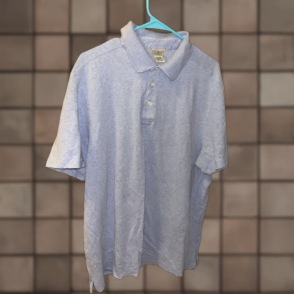 Vintage VINTAGE L.L. Bean Mens Polo Shirt XL Short Sleeve Cotton Blue Casual All Seasons Size US XL / EU 56 / 4 - 1 Thumbnail