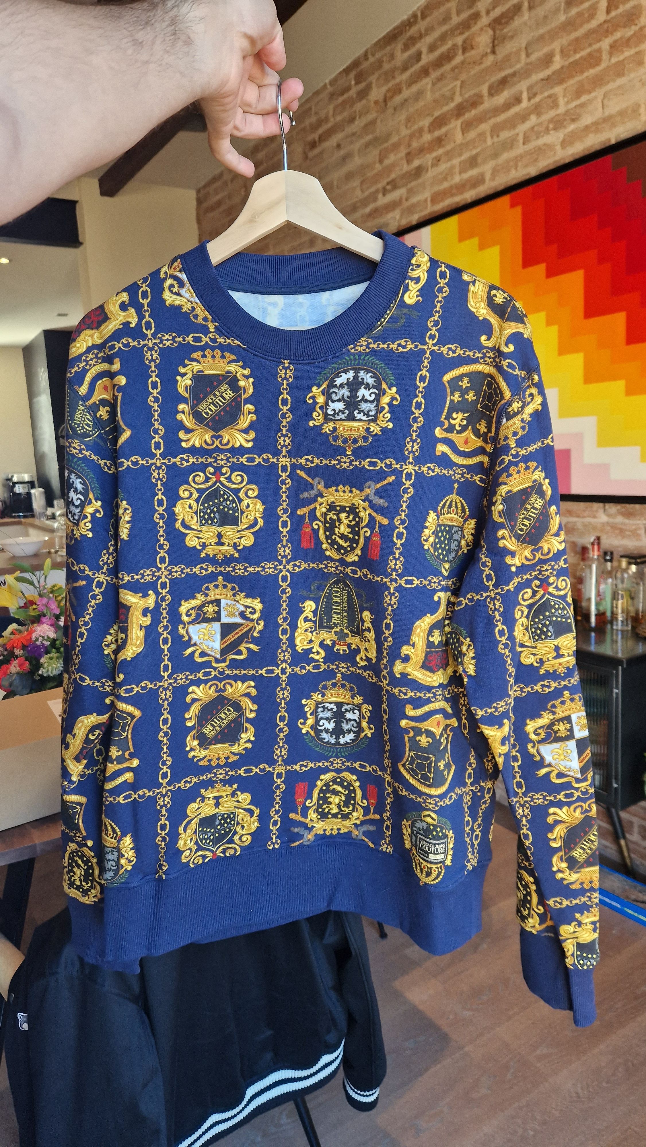 Versace Jeans Couture Versace Jeans Couture Chain Shield sweatshirt Grailed