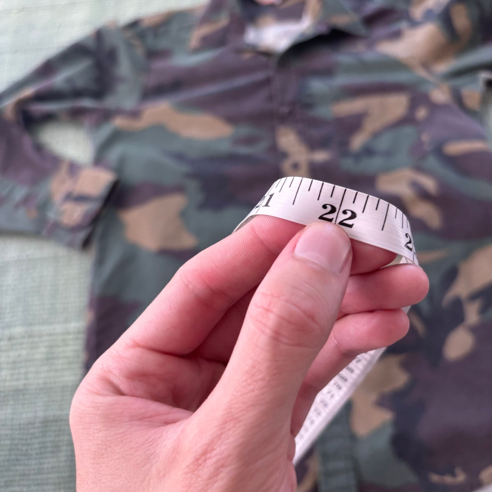 Redhead × Vintage 1980s Vintage Cotton Red Head Camo Button Up Shirt Sz L/XL Size US XL / EU 56 / 4 - 6 Thumbnail