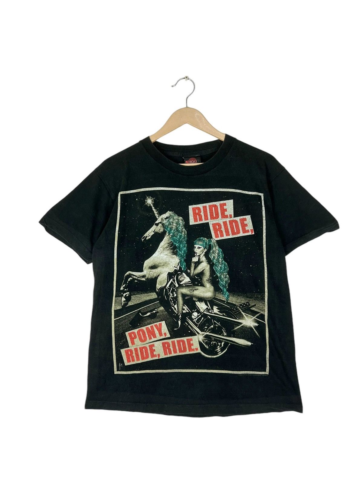 Band Tees Y2K Lady Gaga The Born This Way Ball Tour / Pony Ride Size US M / EU 48-50 / 2 - 1 Thumbnail