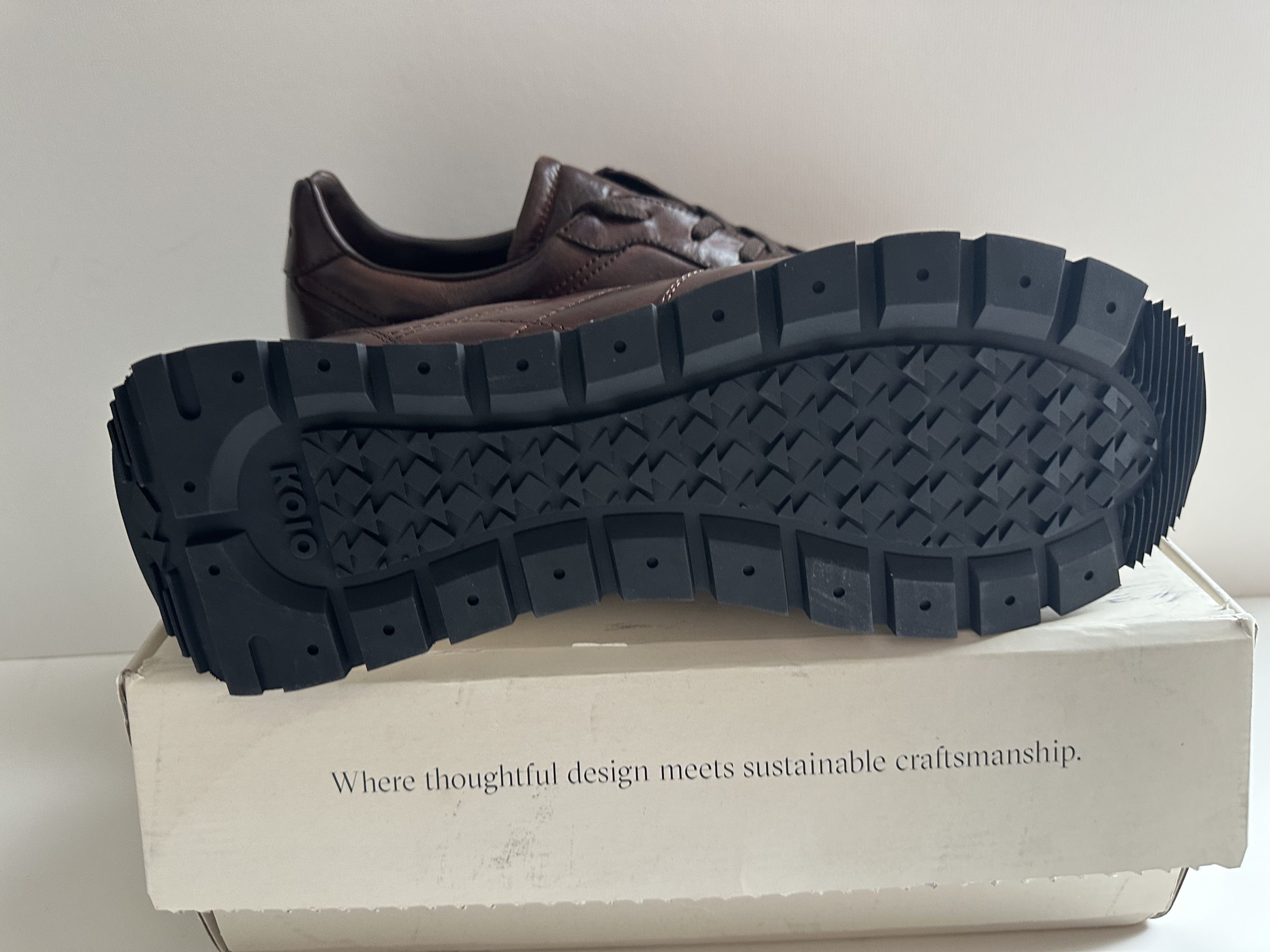 Koio Koio Retro Runners - Mocha - Size 47/US 14 (NIB) Size US 14 / EU 47 - 8 Thumbnail