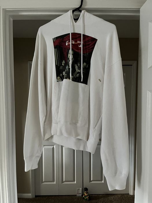 Off white caravaggio online arrow hoodie