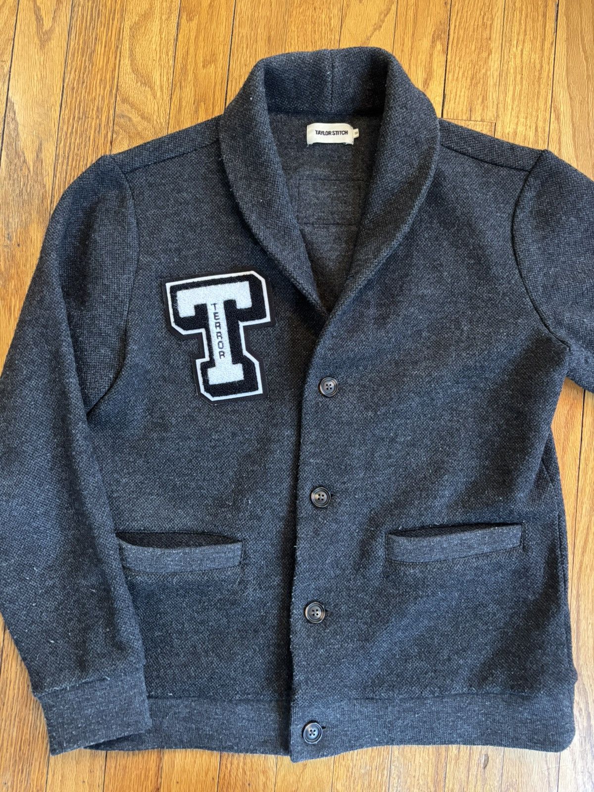 Taylor Stitch Varsity Terror Cardigan Oxford Pennant Size US S / EU 44-46 / 1 - 1 Thumbnail