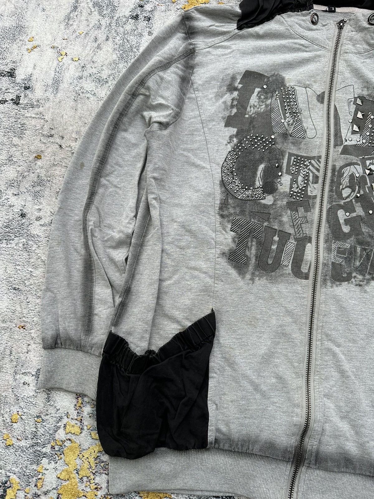 Hysteric Glamour STUDDED VERY NICE DESIGN ZIP HOODIE I6W9 LGB PUNK STYLE Size US L / EU 52-54 / 3 - 3 Thumbnail