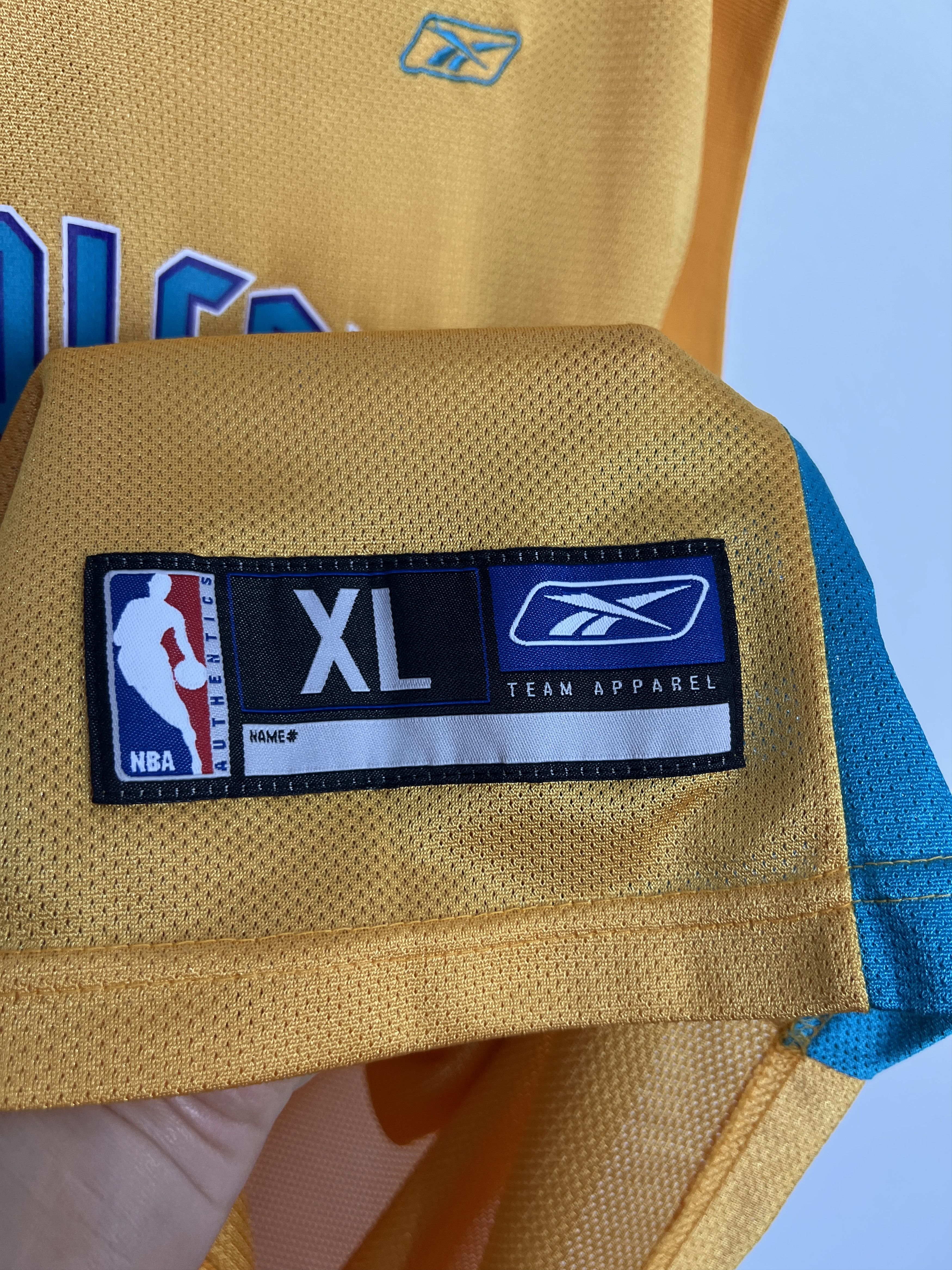 Reebok New Orleans Hornets Vintage NBA Jersey #1 Davis Trikot Size US XL / EU 56 / 4 - 5 Thumbnail