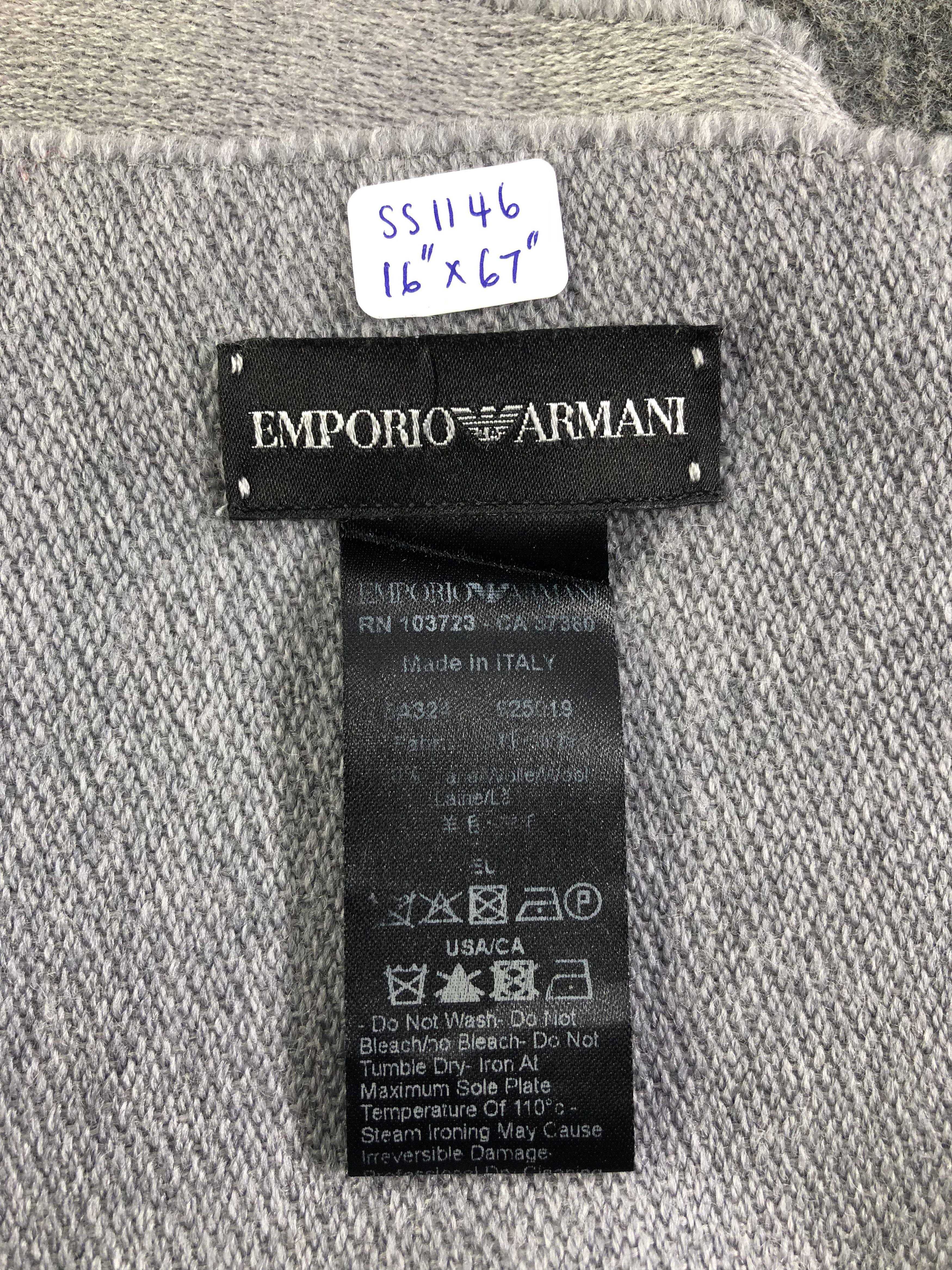 Emporio Armani Emporio Armani Scarf / Muffler / Neckwear Size ONE SIZE - 3 Thumbnail