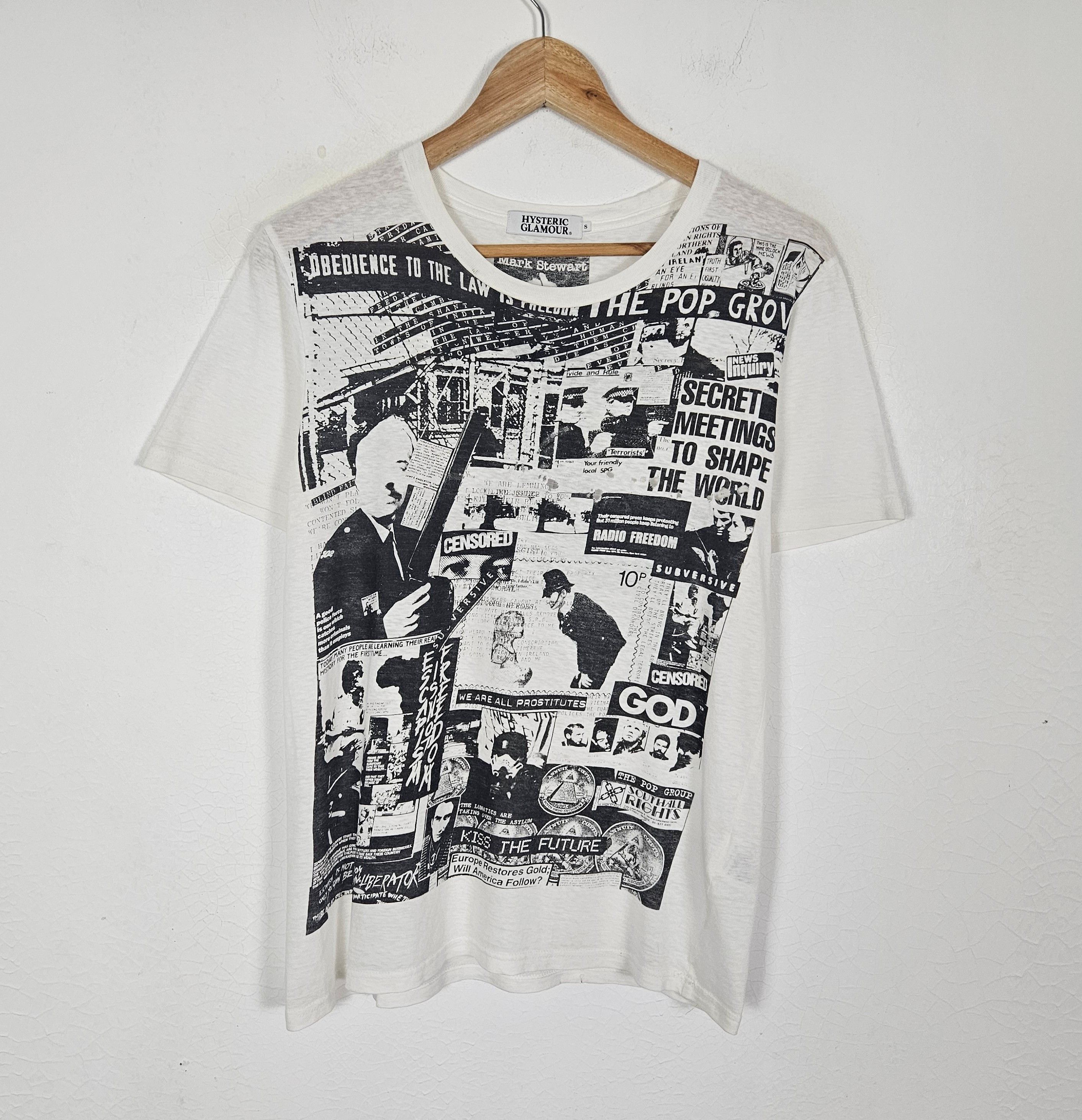 Hysteric Glamour Hysteric Glamour Mark Stewart We Are All Prostitutes shirt Size US S / EU 44-46 / 1 - 3 Thumbnail