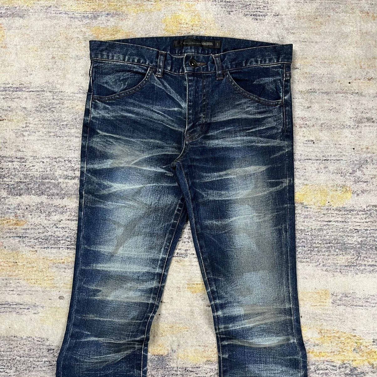 Schlussel Schlussel clawmark spiral wash boot cut jeans dior vibes Size US 30 / EU 46 - 3 Thumbnail