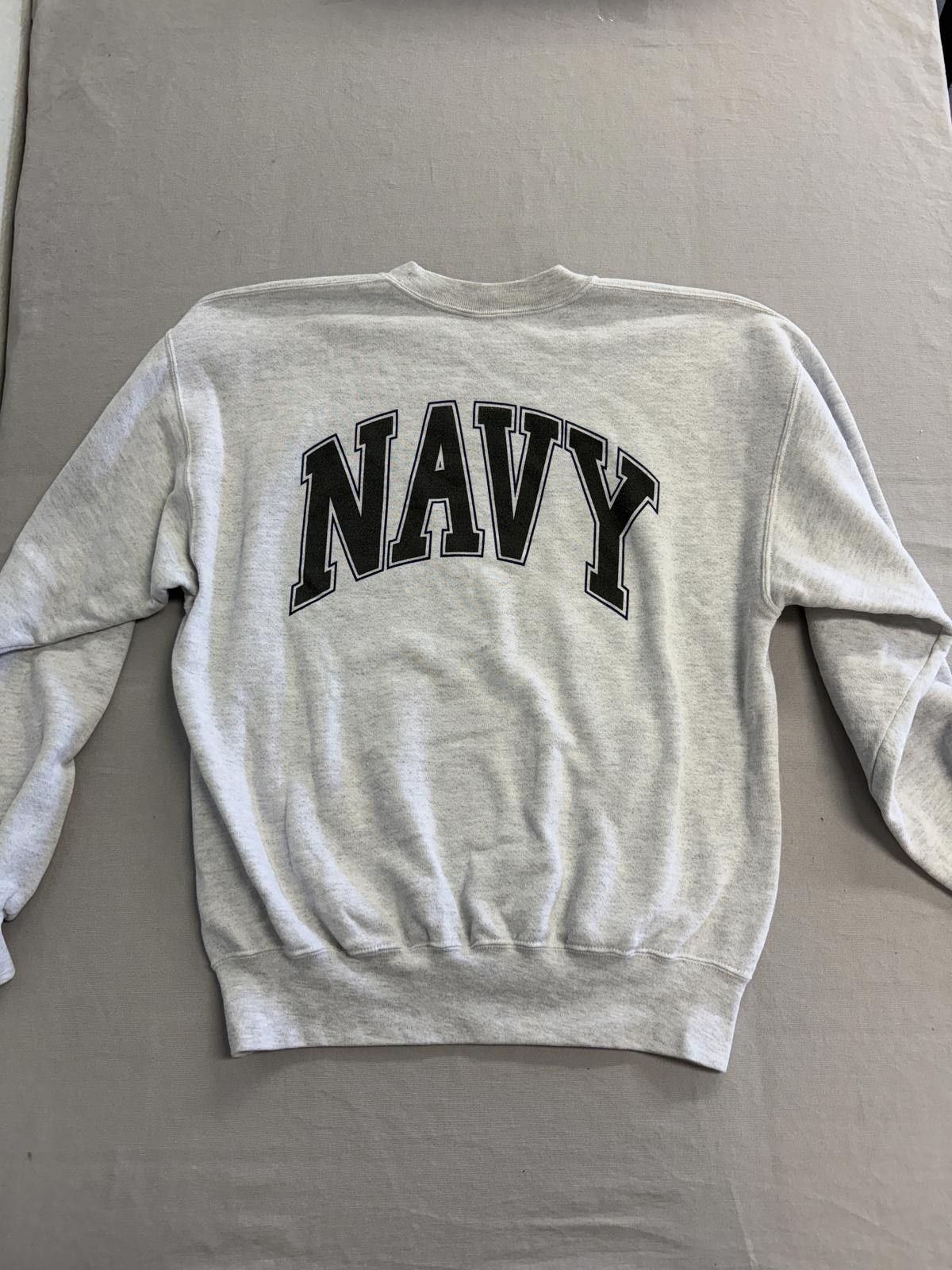Other Vintage Navy Crewneck - MJ Soffee Made in USA - L Size US L / EU 52-54 / 3 - 2 Thumbnail