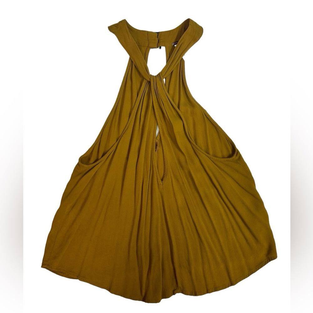 Free People Free People l Twist & Shout Mustard Yellow Top Small Size S / US 4 / IT 40 - 2 Thumbnail