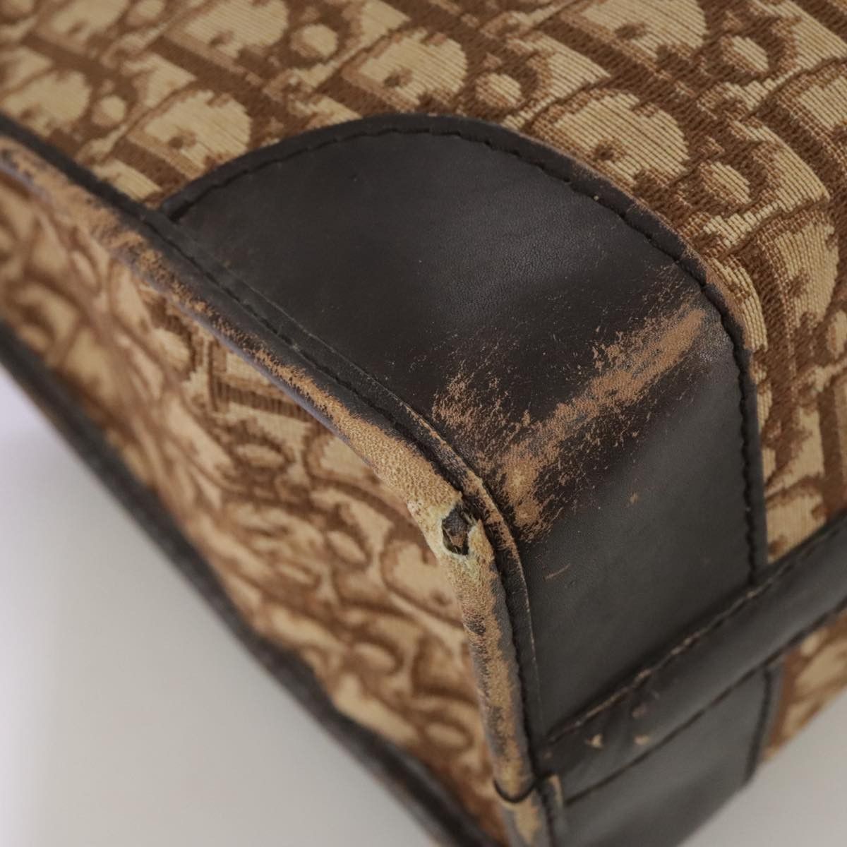 Dior DIOR Trotter Canvas Hand Bag Brown Size ONE SIZE - 12 Thumbnail