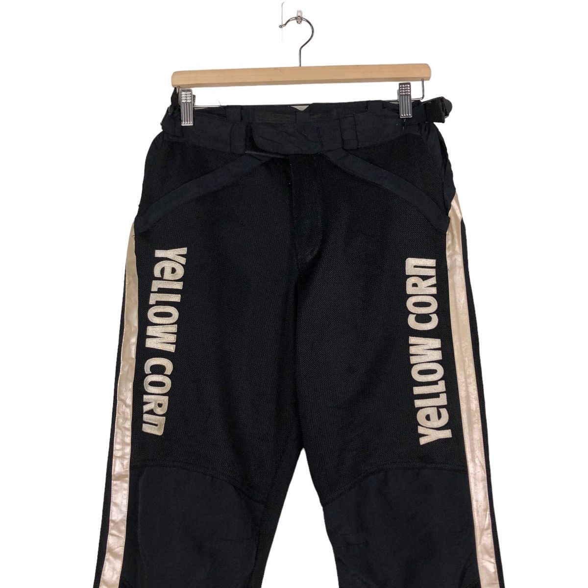 Japanese Brand 🔥BIKER RACING PANTS MOTORCROSS YELLOW CORN BIG LOGO Size US 30 / EU 46 - 4 Thumbnail