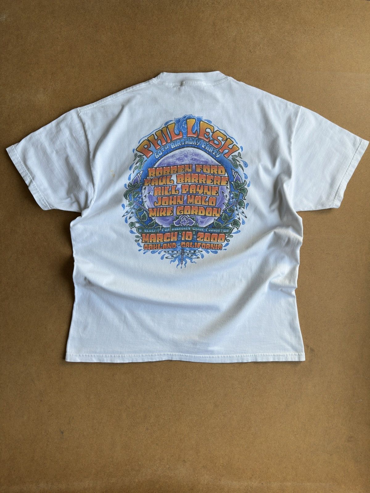 Band Tees Vintage 2000s Phil Lesh 60th Birthday Party Promo Band Tee Size US XL / EU 56 / 4 - 2 Thumbnail