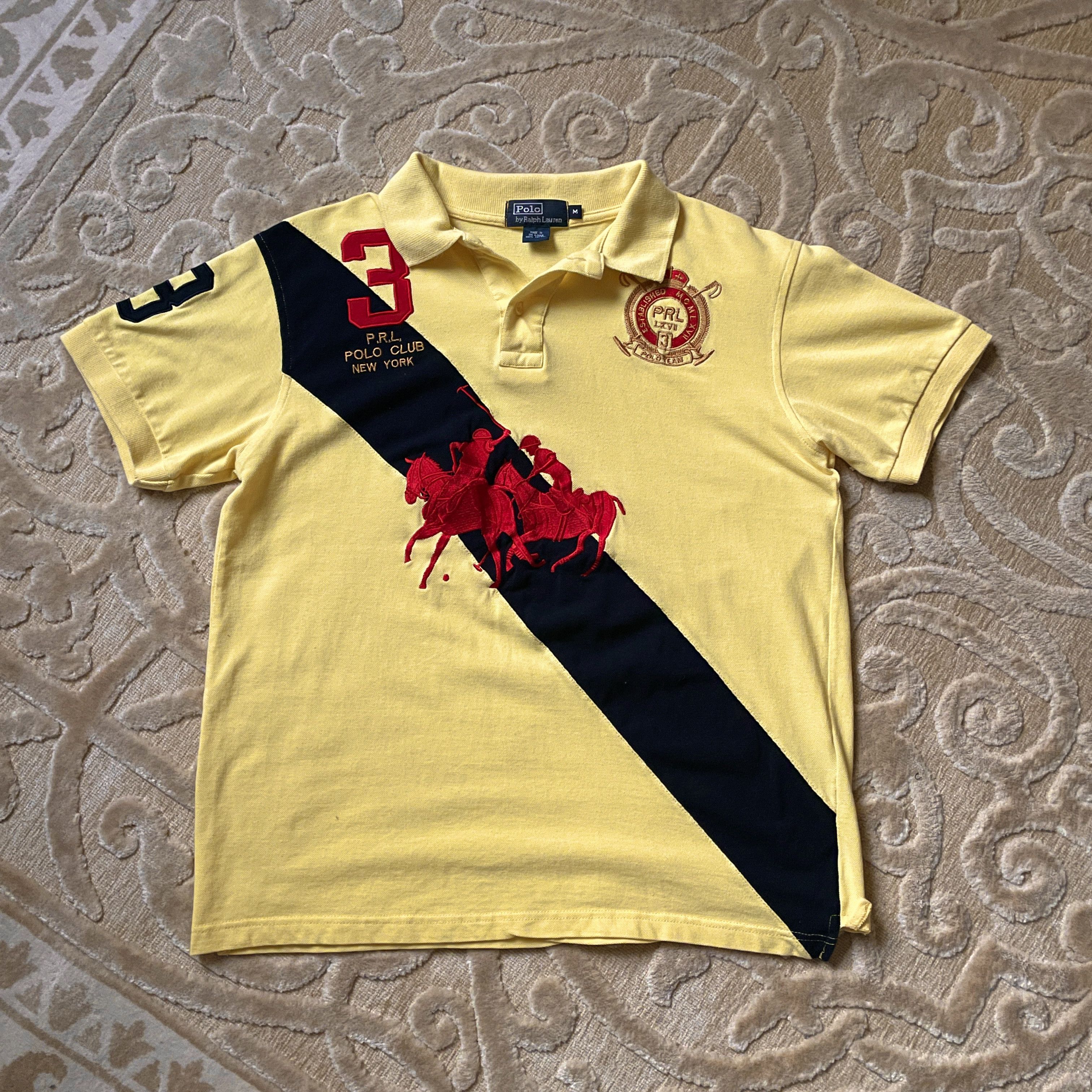Polo Ralph Lauren 🐎 Polo Ralph Lauren 00s Vintage Collar Neck Polo T-Shirt M Size US M / EU 48-50 / 2 - 3 Thumbnail