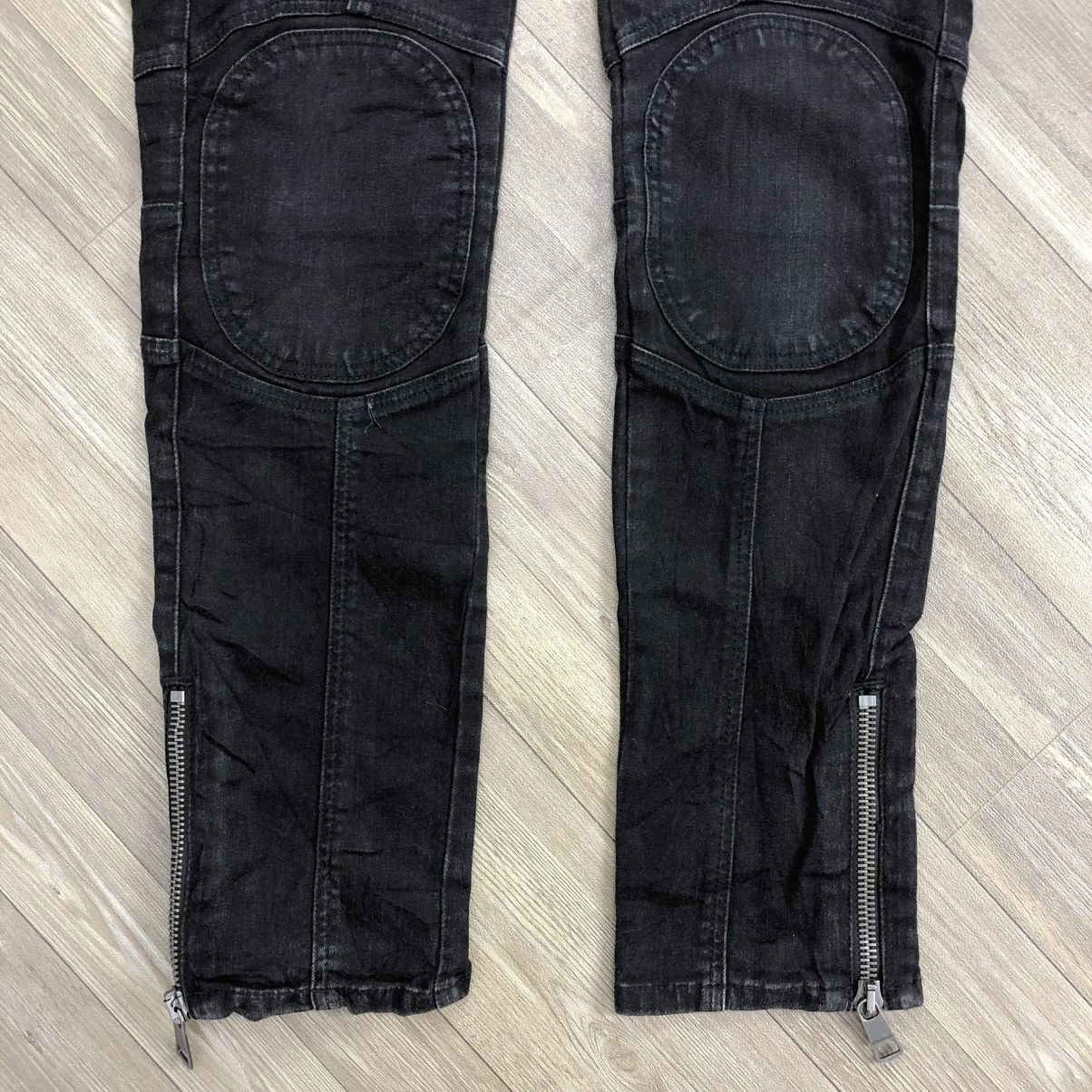 Burberry × Designer × Vintage 2000s Burberry Brit Cargo Bondage Bikers Jeans Skinny Size US 32 / EU 48 - 6 Thumbnail